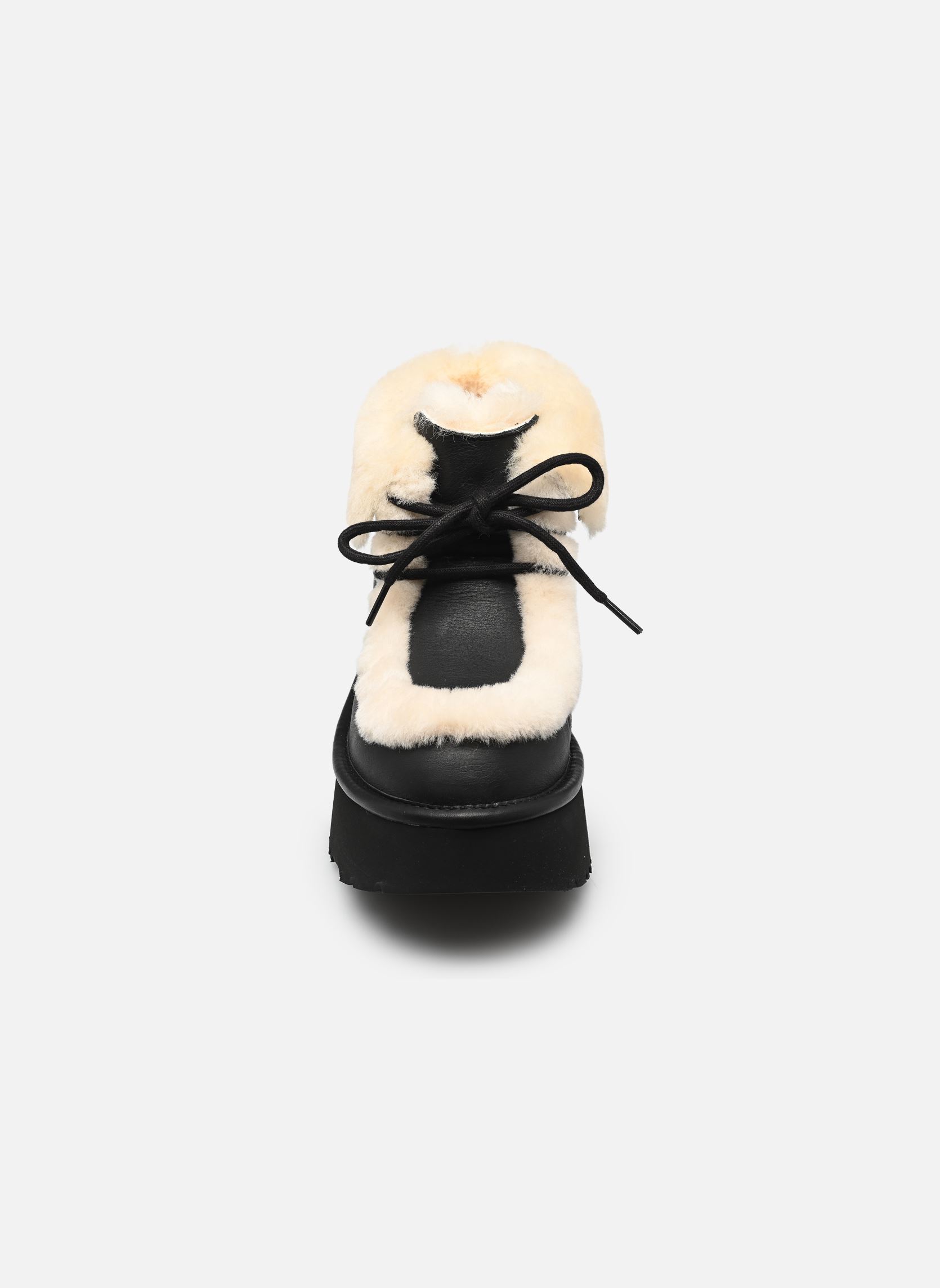 UGG Stivaletti con lacci W Esmee Leather Lace up donna nero online