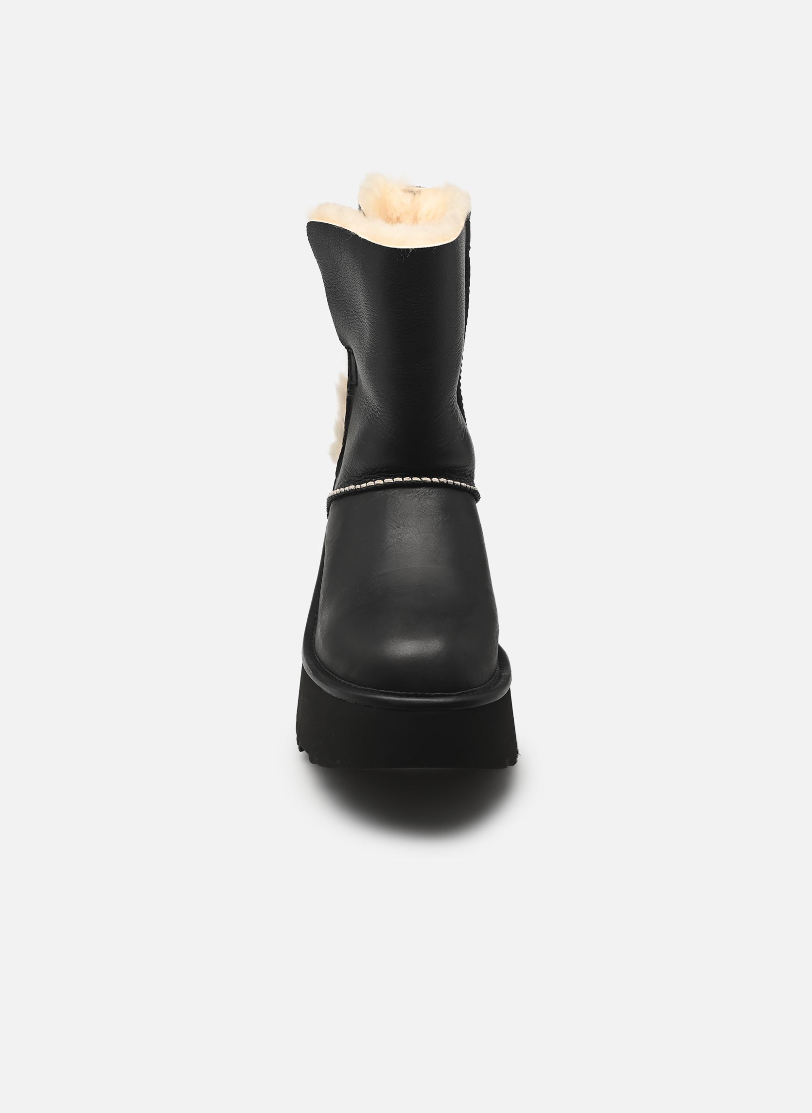Gefütterte Stiefeletten W Esmee Leather Boot damen schwarz UGG Gefütterte Stiefeletten W Esmee Leather Boot damen schwarz BLACK