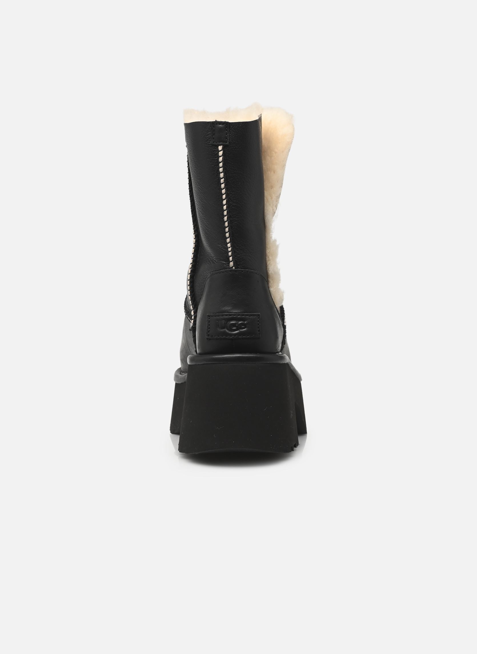 Gefütterte Stiefeletten W Esmee Leather Boot damen schwarz UGG Gefütterte Stiefeletten W Esmee Leather Boot damen schwarz BLACK