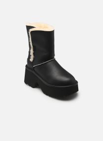 Gefütterte Stiefeletten W Esmee Leather Boot damen schwarz