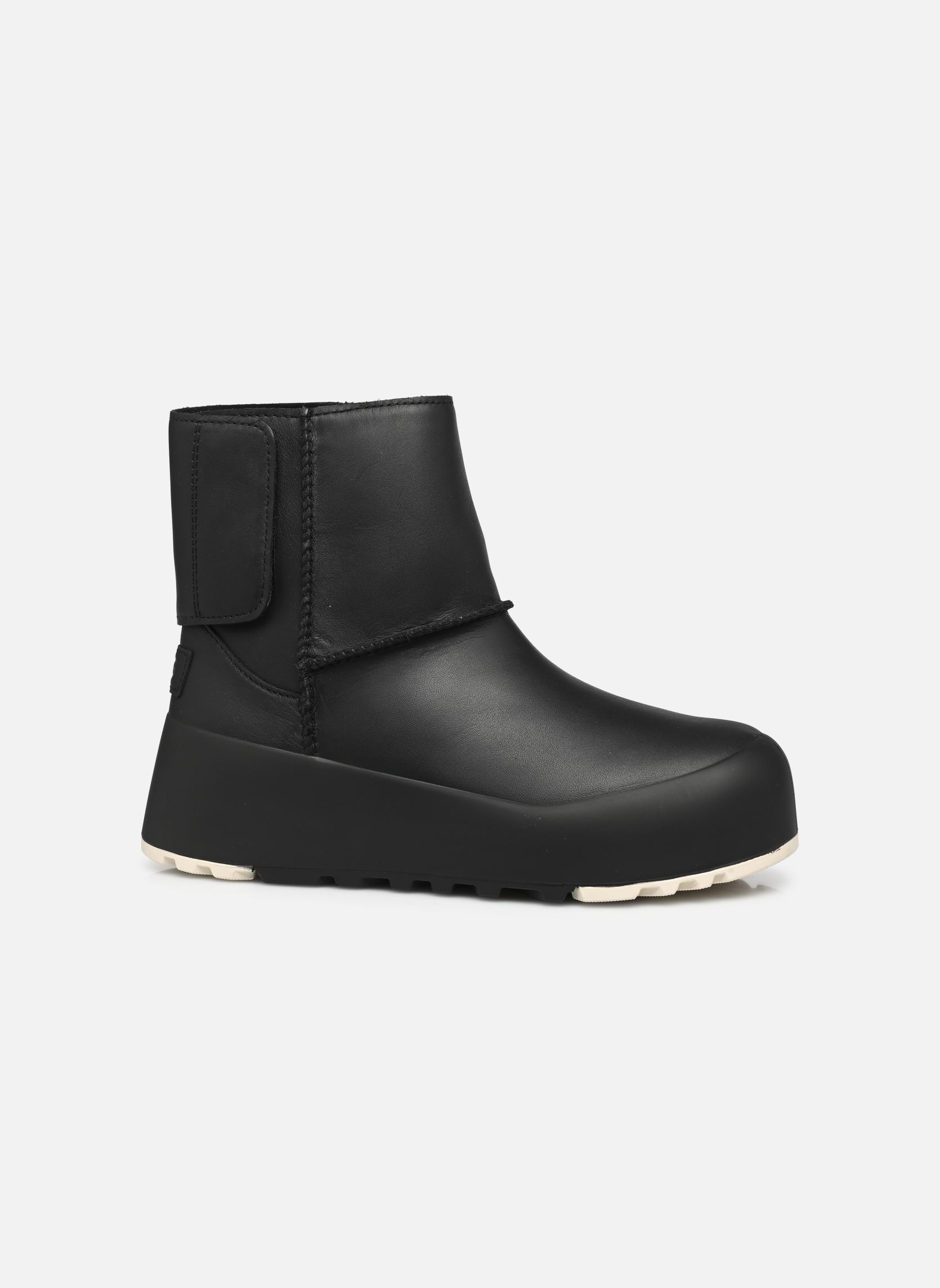 Bottines fourrées W Classic StreetScape LTHR femme noir UGG Bottines fourrées W Classic StreetScape LTHR femme noir BLACK / JASMINE