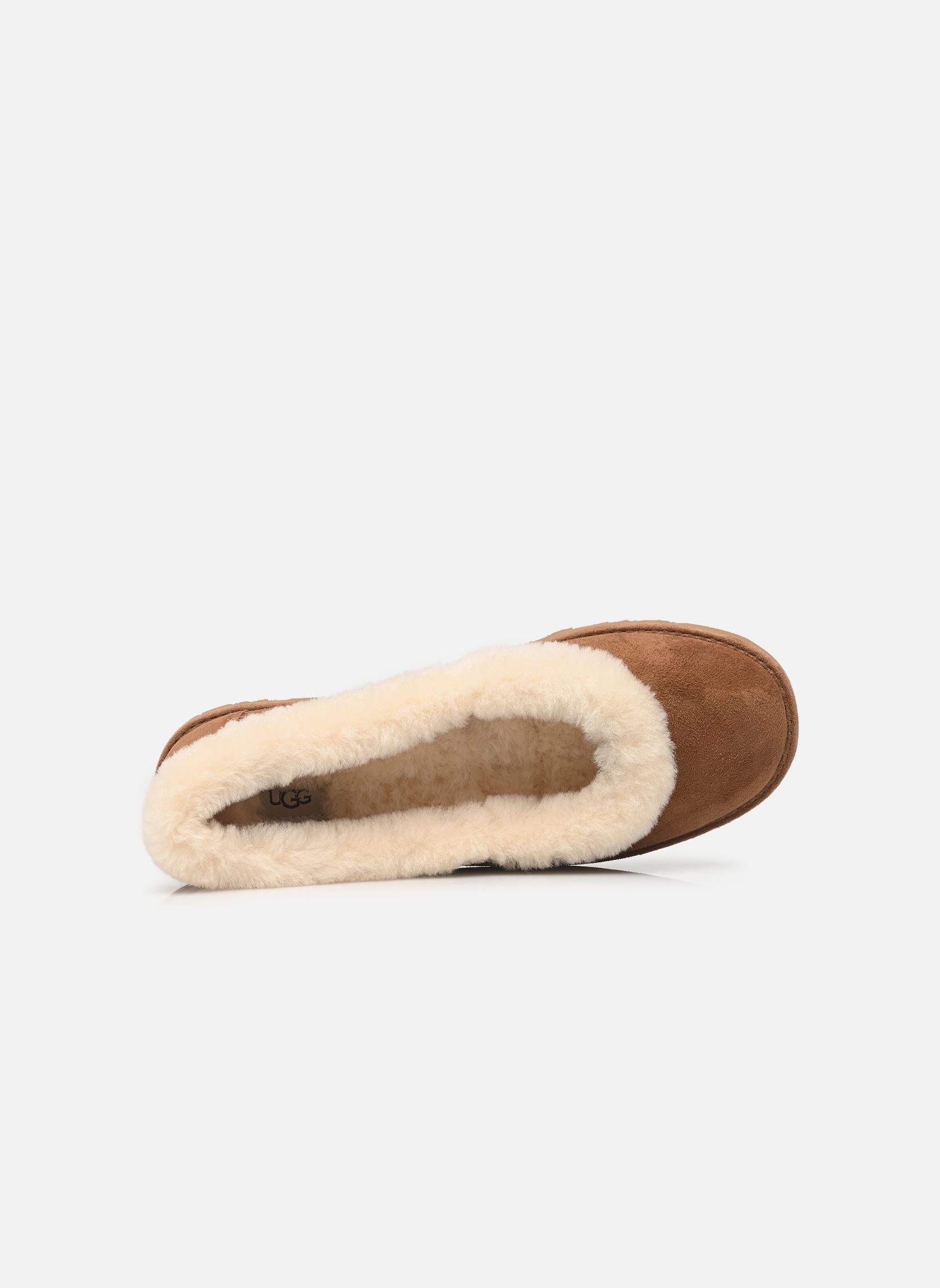 Klassieke ballerina's W Zora Ballet Flat dames bruin UGG Klassieke ballerina's W Zora Ballet Flat dames bruin CHESTNUT