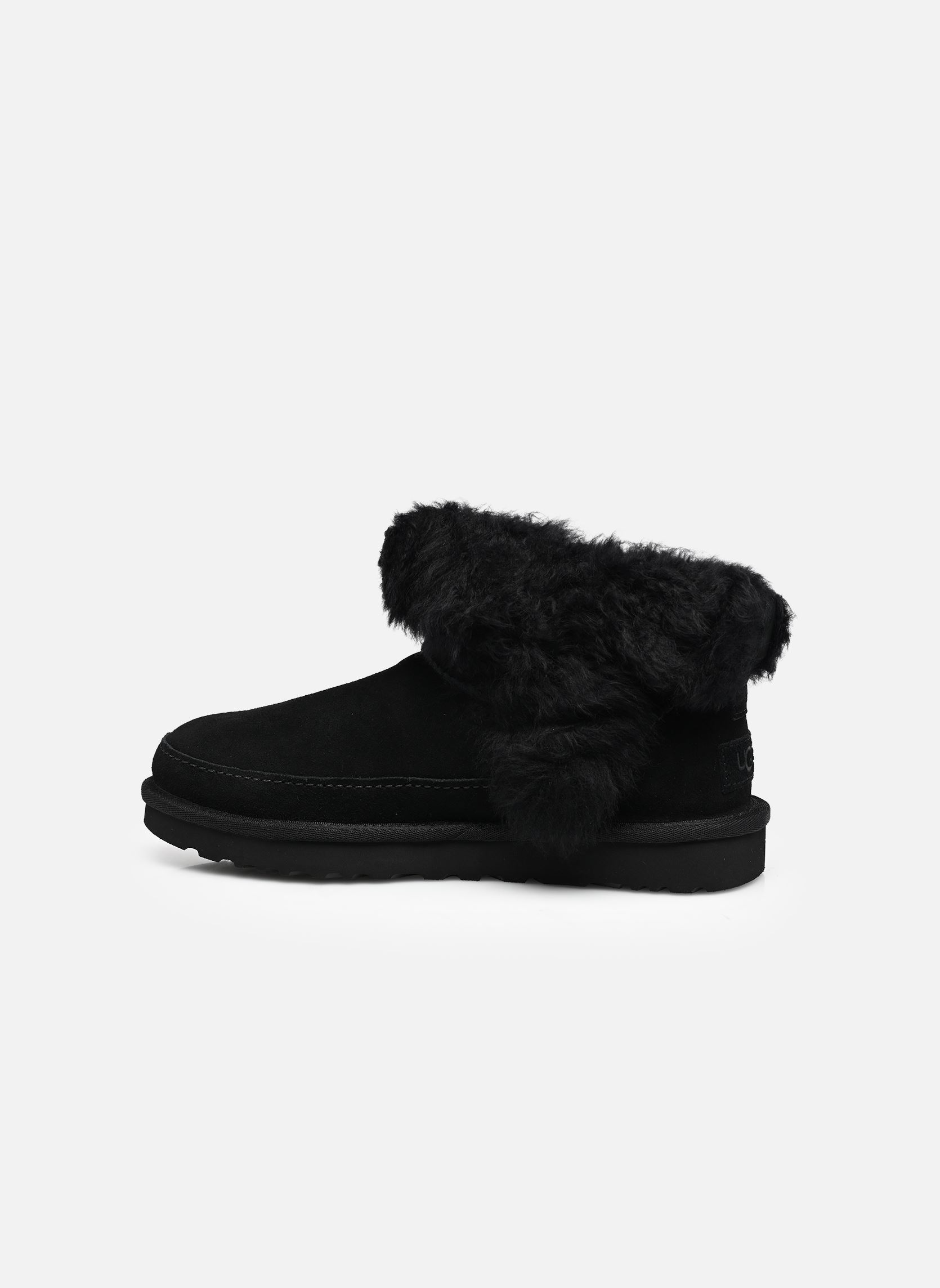 Bottines fourrées W Classic Ultra Mini Chalet femme noir UGG Bottines fourrées W Classic Ultra Mini Chalet femme noir BLACK