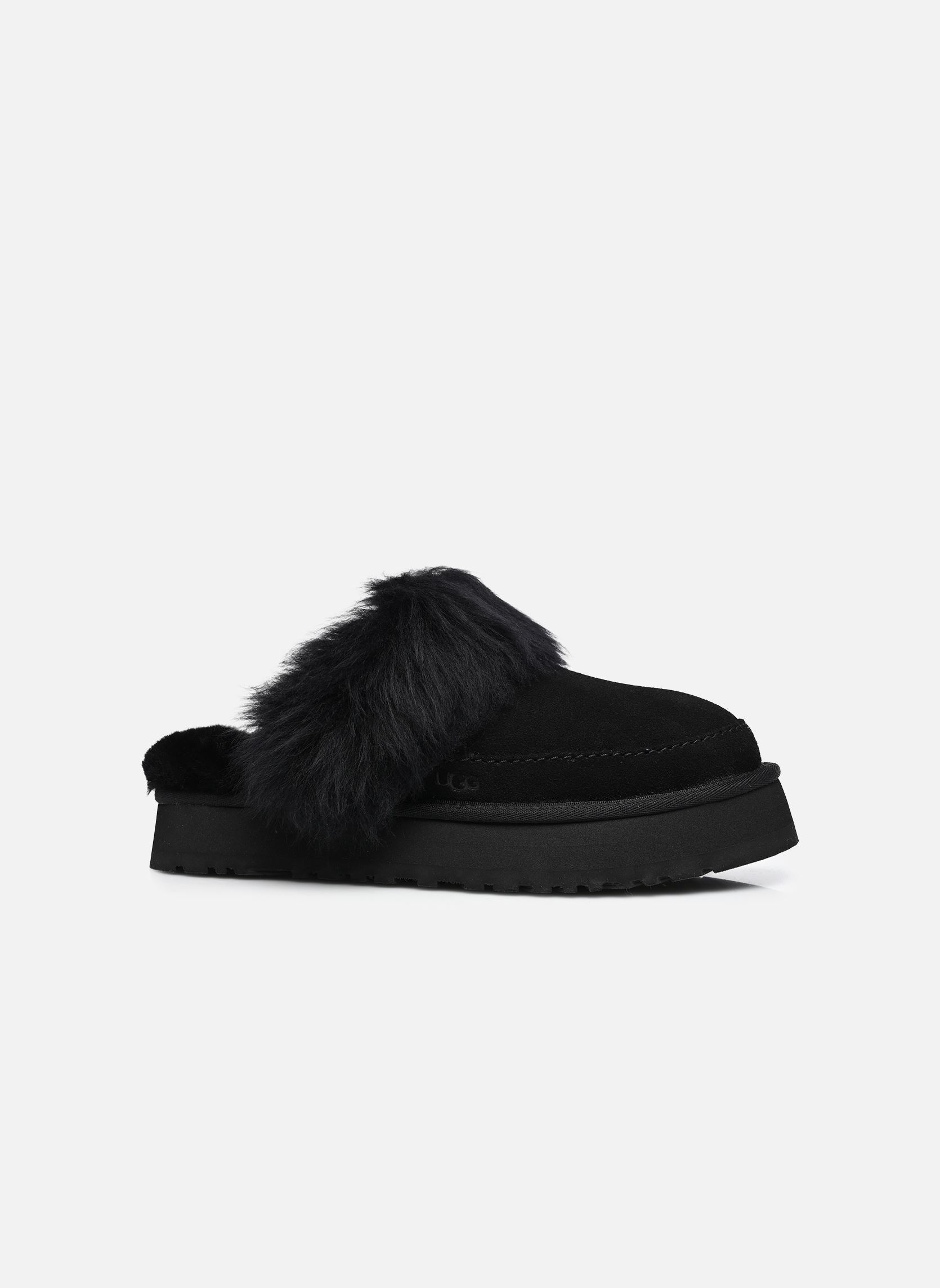 Pantoffels W Disquette Chalet dames zwart UGG Pantoffels W Disquette Chalet dames zwart BLACK