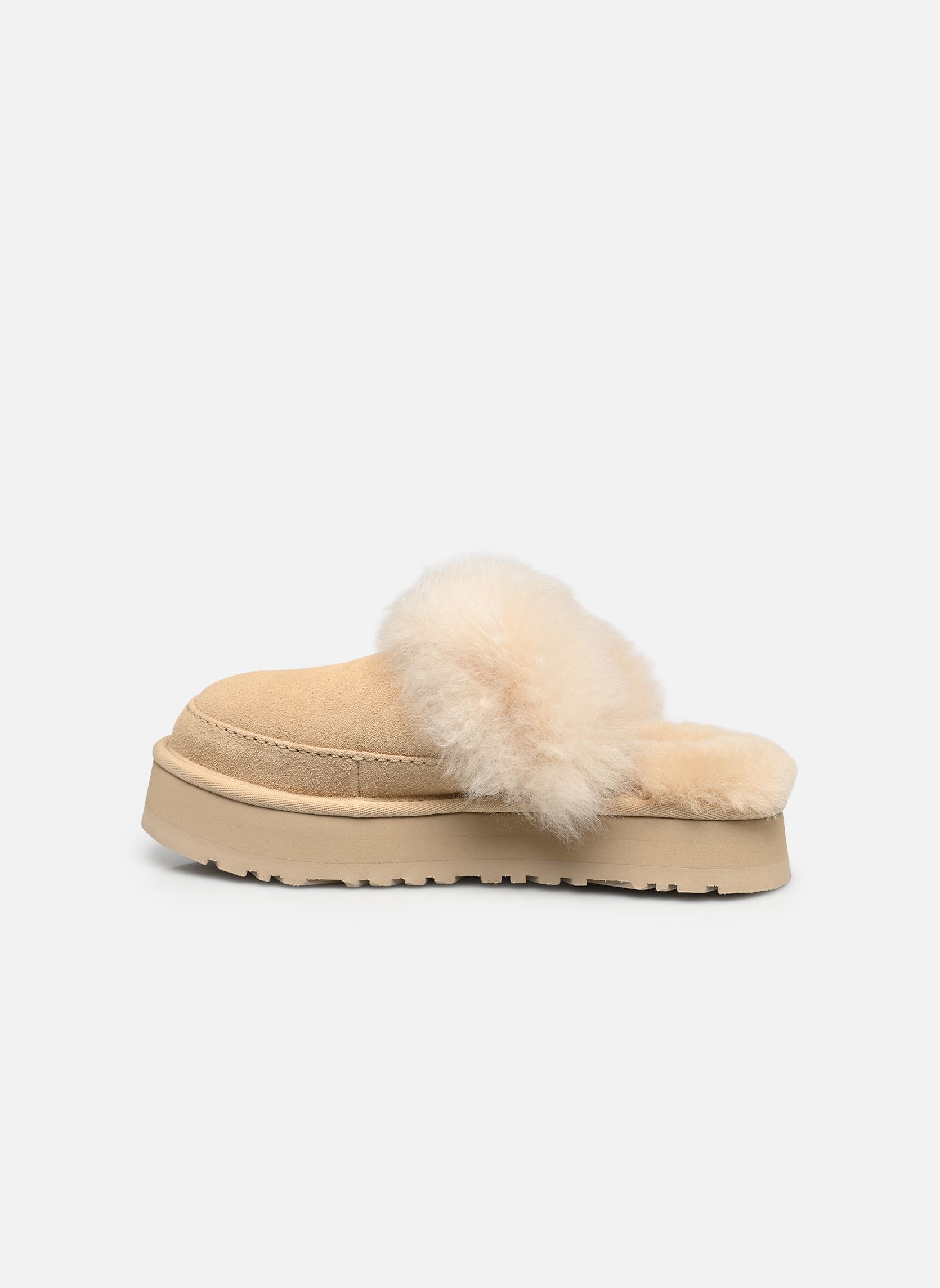 Chaussons W Disquette Chalet femme beige UGG Chaussons W Disquette Chalet femme beige SANDCASTLE