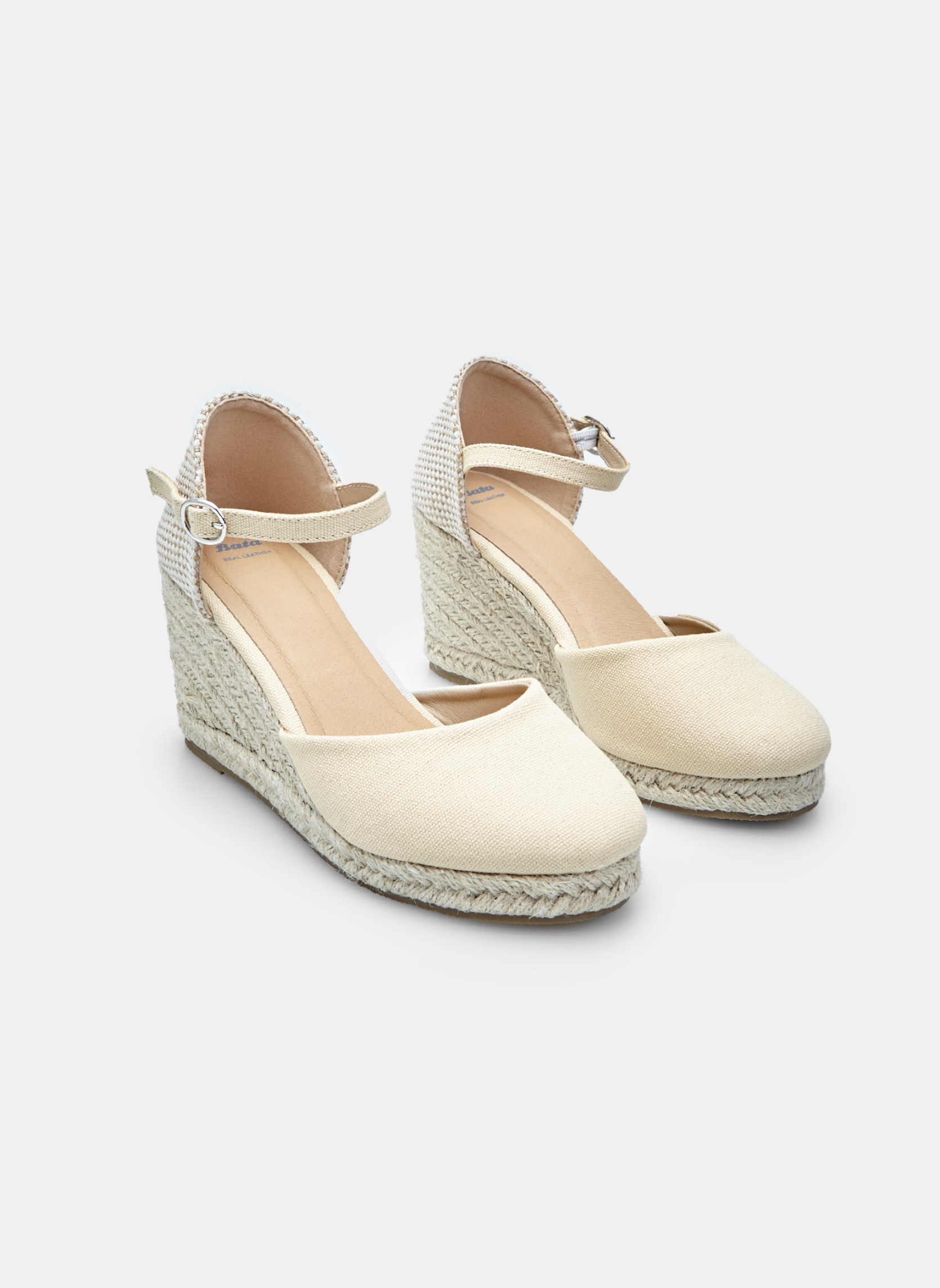 Espadrilles plates 7698335 femme beige Bata Espadrilles plates 7698335 femme beige Beige