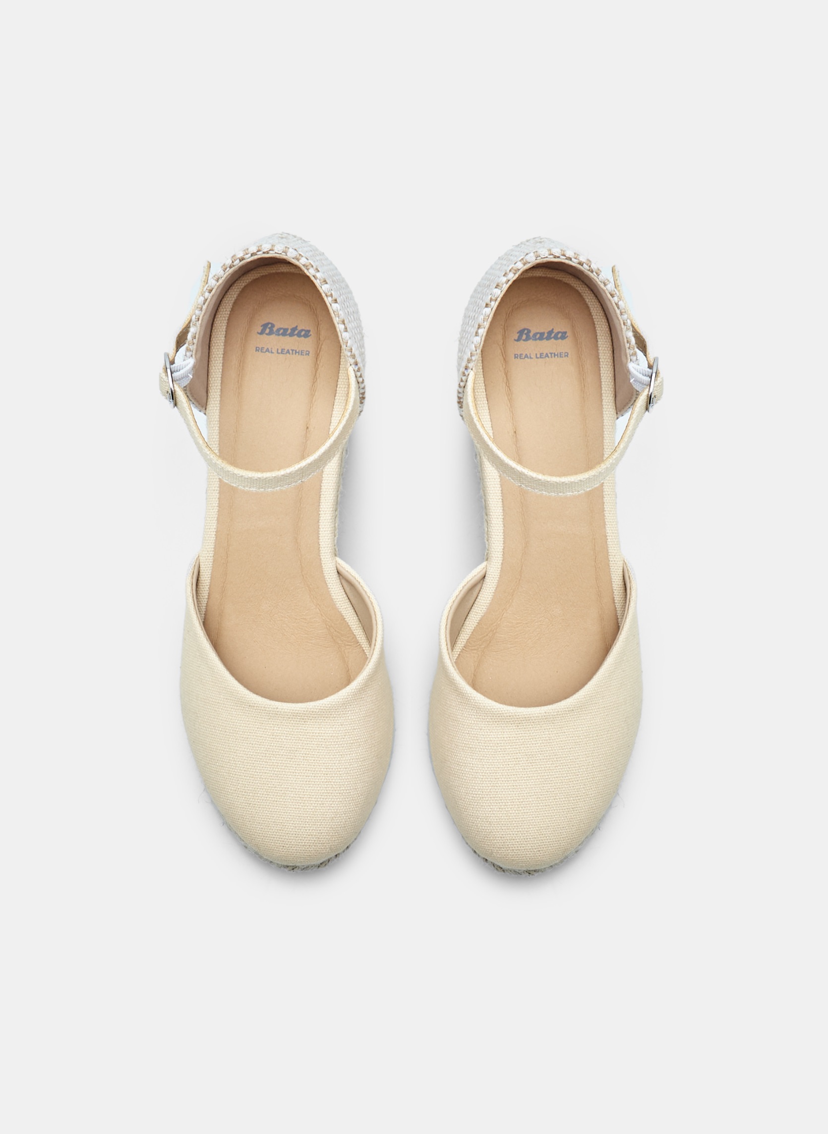 Espadrilles plates 7698335 femme beige Bata Espadrilles plates 7698335 femme beige Beige