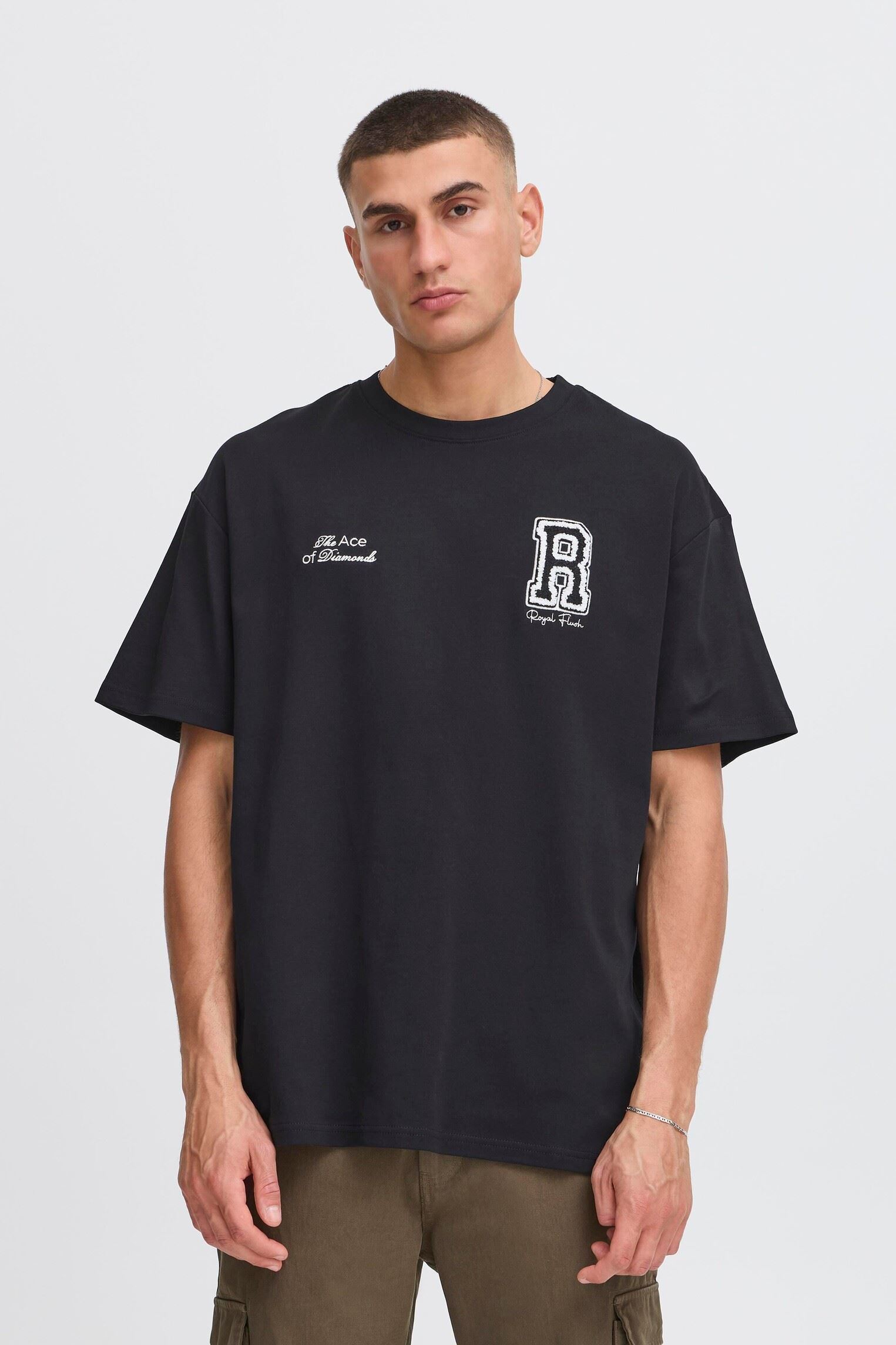 Kurzarm-T-Shirts Sdrowdy herren schwarz SOLID Kurzarm-T-Shirts Sdrowdy herren schwarz TRUE BLACK