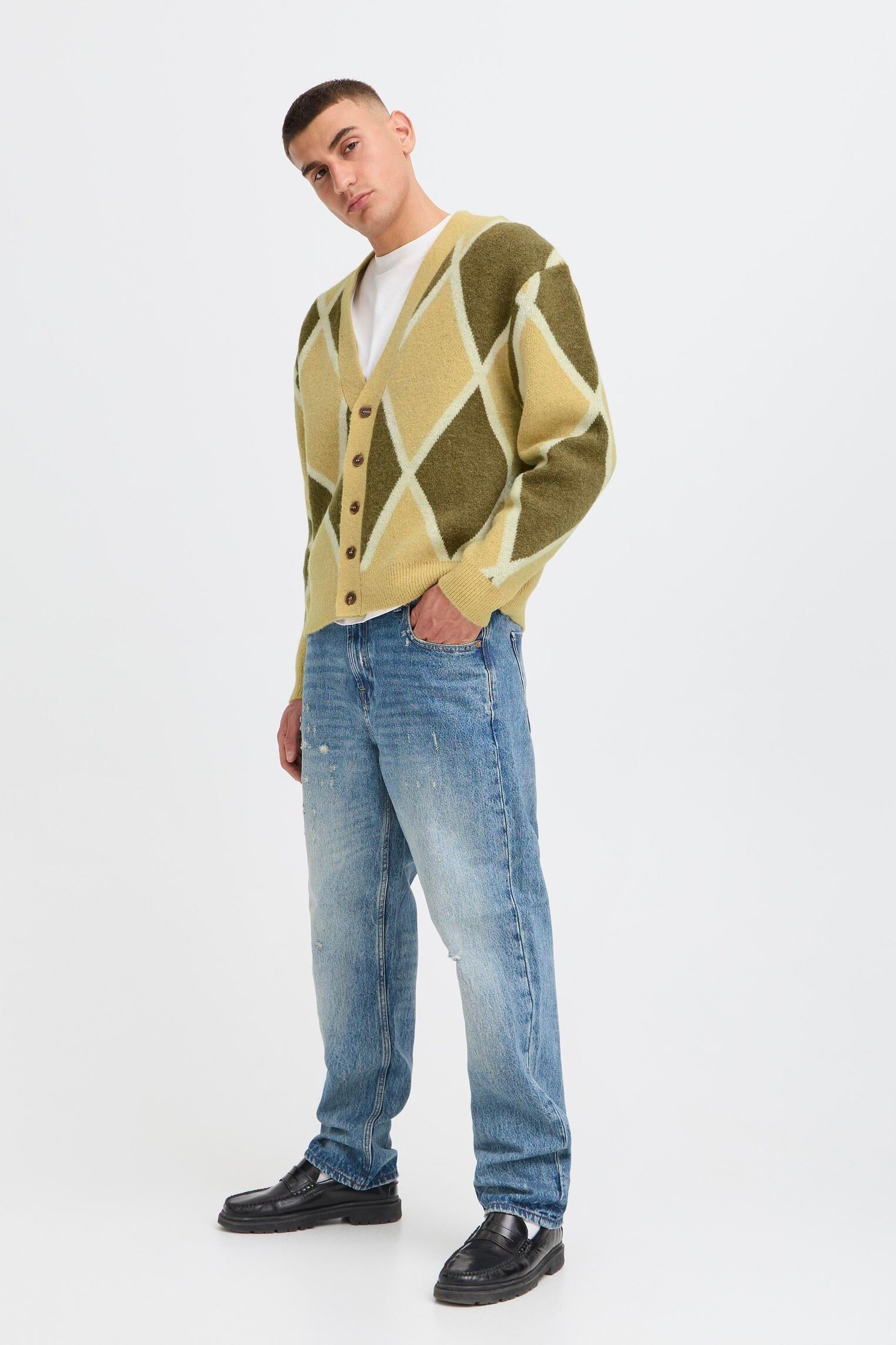 Gilets Sdricardo Cardigan homme vert SOLID Gilets Sdricardo Cardigan homme vert IVY GREEN