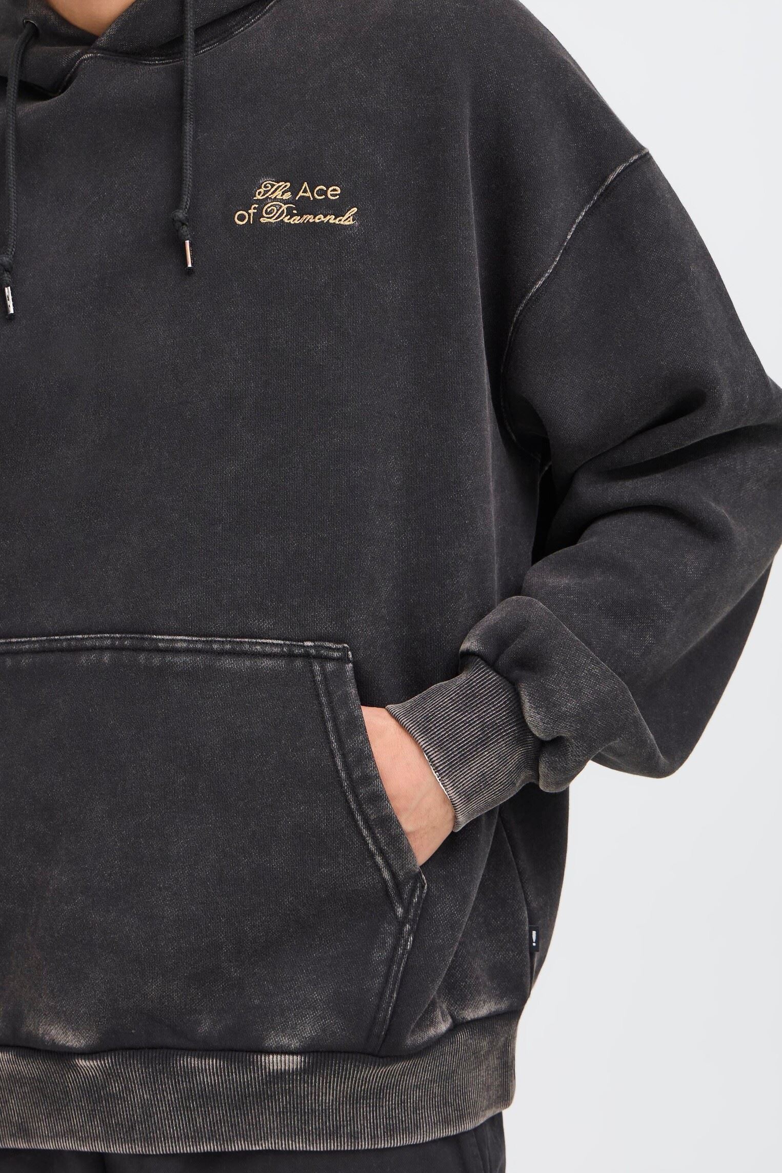 Sweats à capuche Sdraheem homme noir SOLID Sweats à capuche Sdraheem homme noir TRUE BLACK