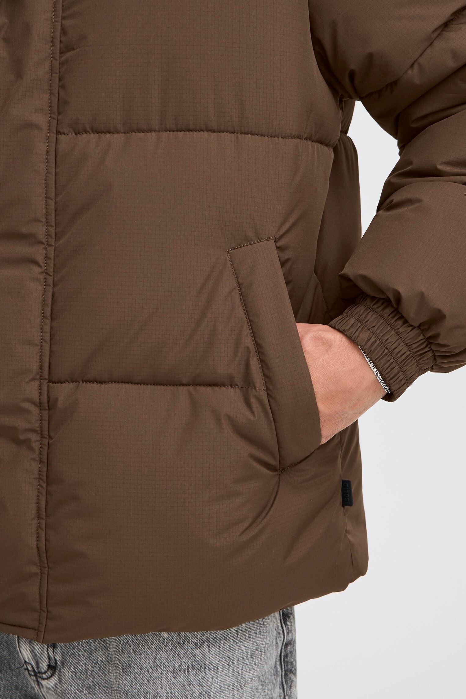 Gewatteerde jassen Sdroy Short heren bruin SOLID Gewatteerde jassen Sdroy Short heren bruin SLATE BLACK