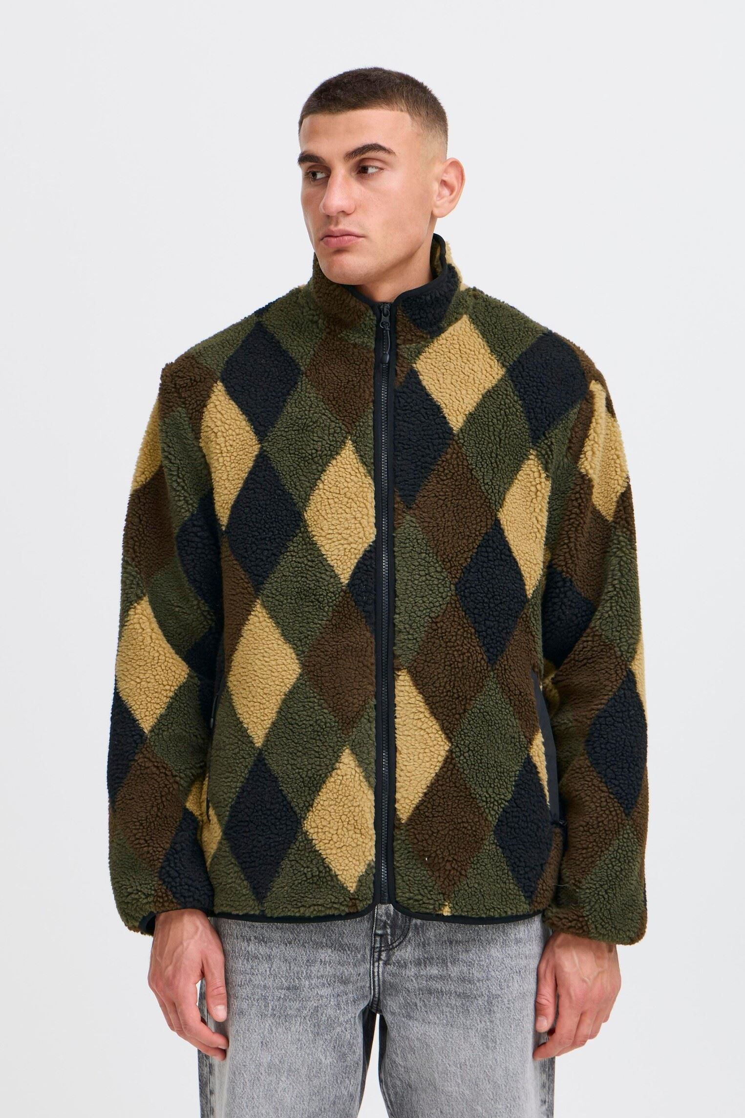 Jassen Sdreagan Pile heren bruin SOLID Jassen Sdreagan Pile heren bruin SLATE BLACK