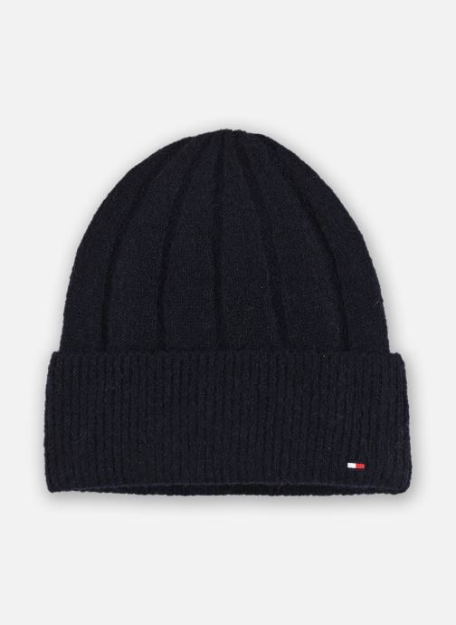 Tommy Hilfiger Bonnets Th Flag Fluffy Beani AW0AW17779 femme bleu