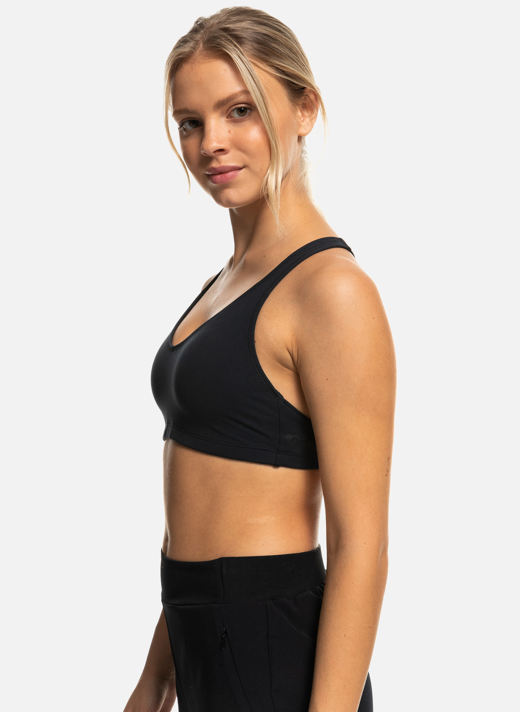 Brassières Heart Into It femme noir Roxy Brassières Heart Into It femme noir Noir