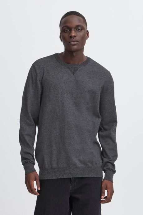 Blend Pulls Bhbruton Crew Neck Knit Noos homme noir