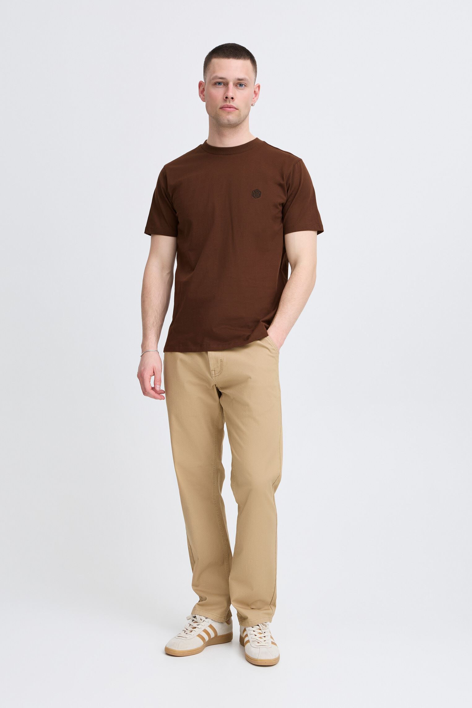 T-shirt a maniche corte Bhjuma Tee uomo marrone Blend T-shirt a maniche corte Bhjuma Tee uomo marrone CHICORY COFFEE