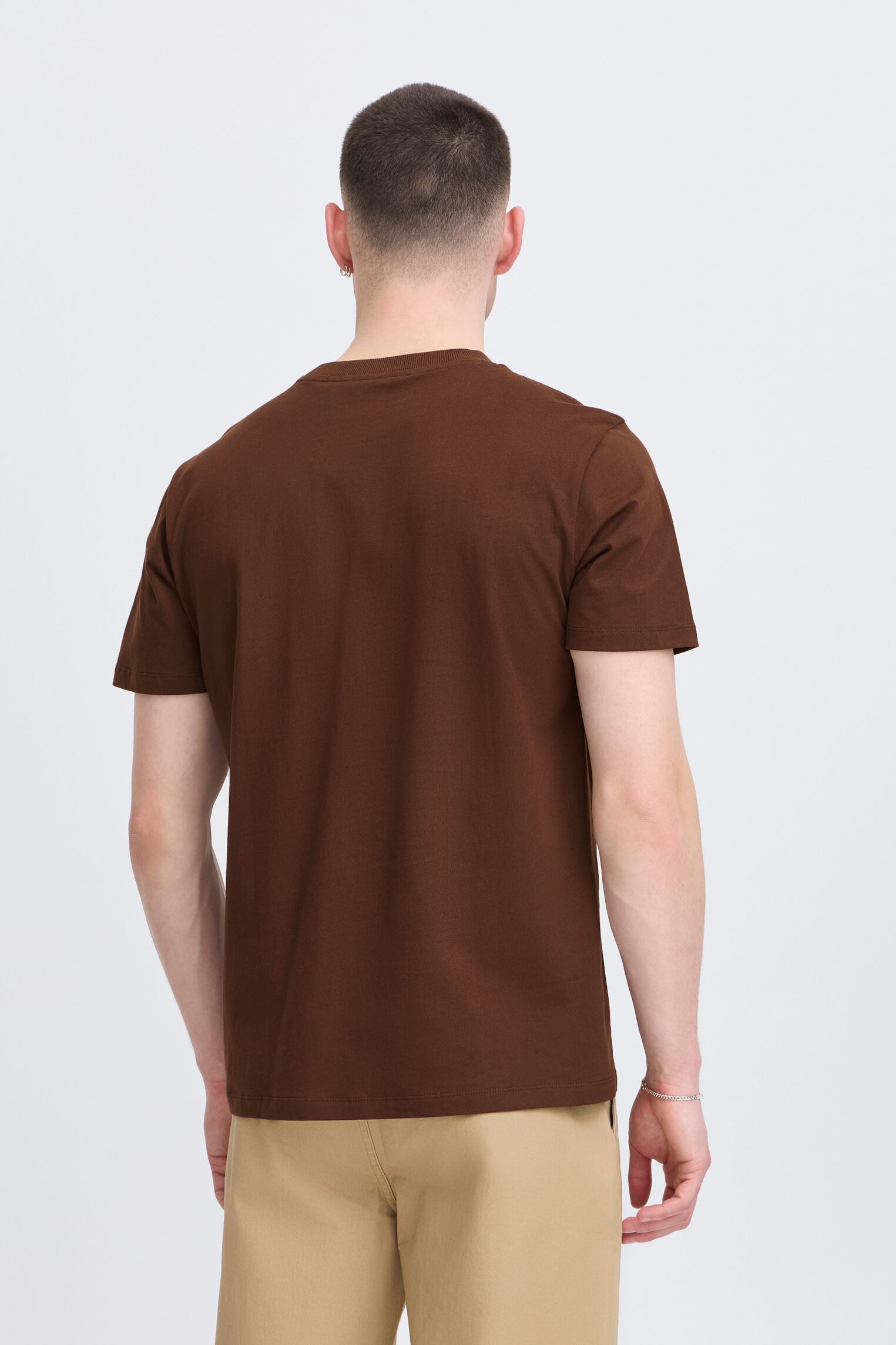 T-shirt a maniche corte Bhjuma Tee uomo marrone Blend T-shirt a maniche corte Bhjuma Tee uomo marrone CHICORY COFFEE