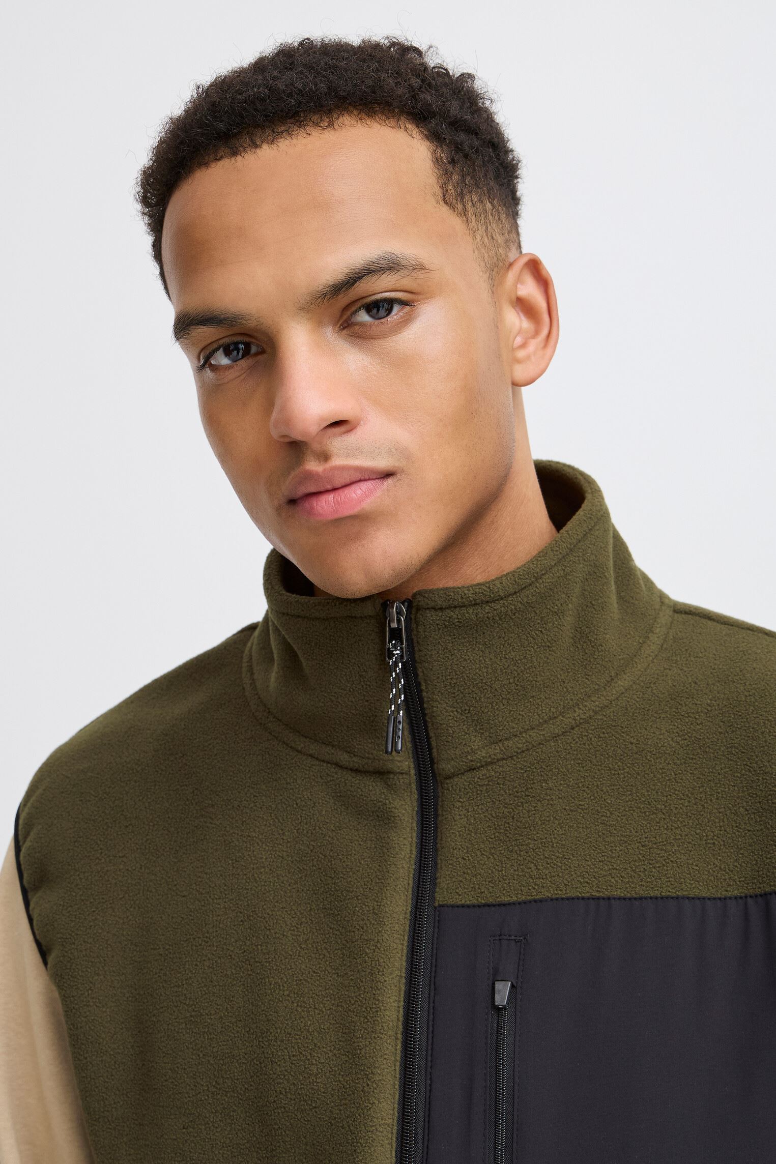 Polares Bhmario Vest hombre verde Blend Polares Bhmario Vest hombre verde FOREST NIGHT