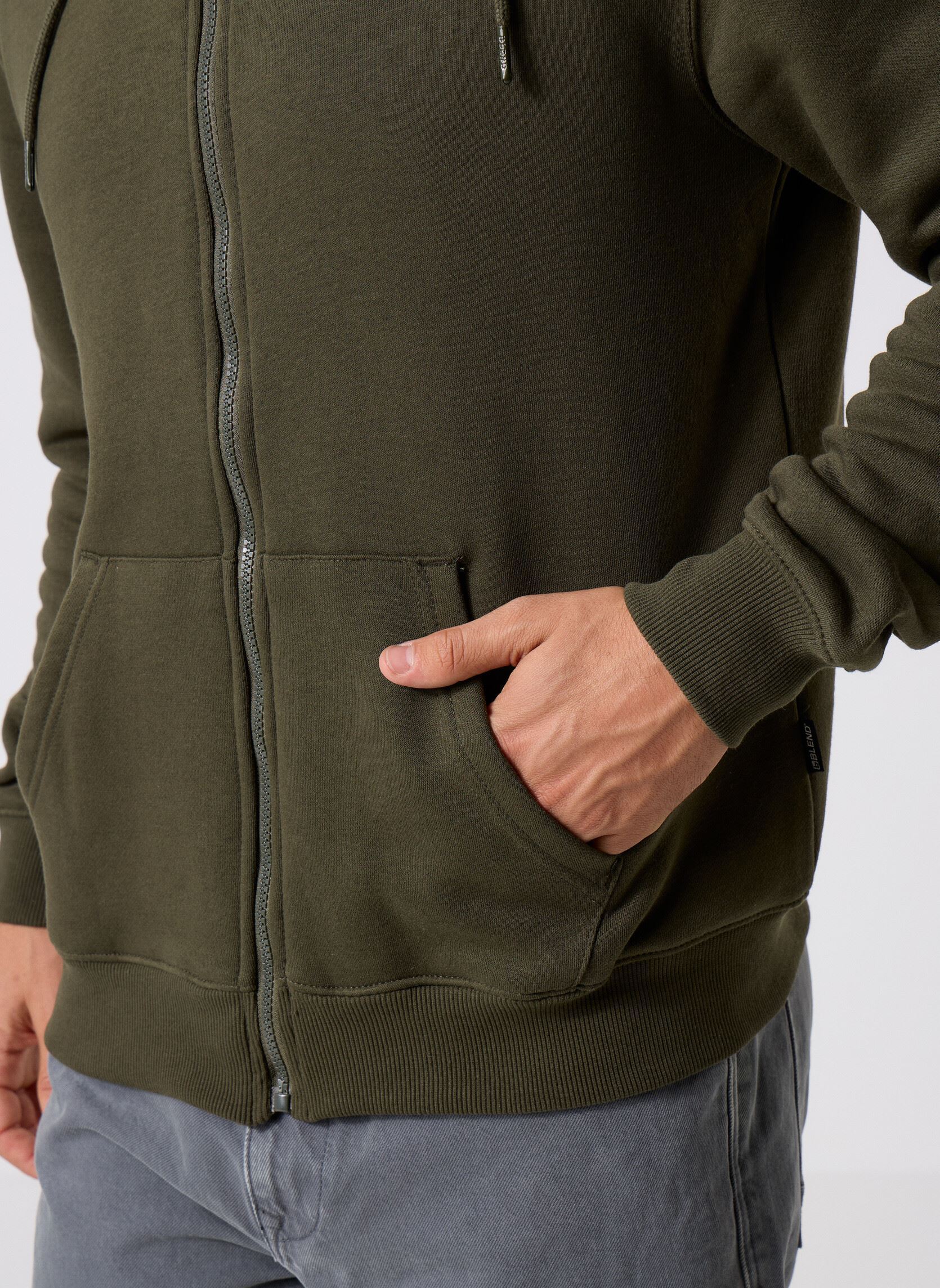Sweats zippés Bhjuste Sweat homme vert Blend Sweats zippés Bhjuste Sweat homme vert FOREST NIGHT