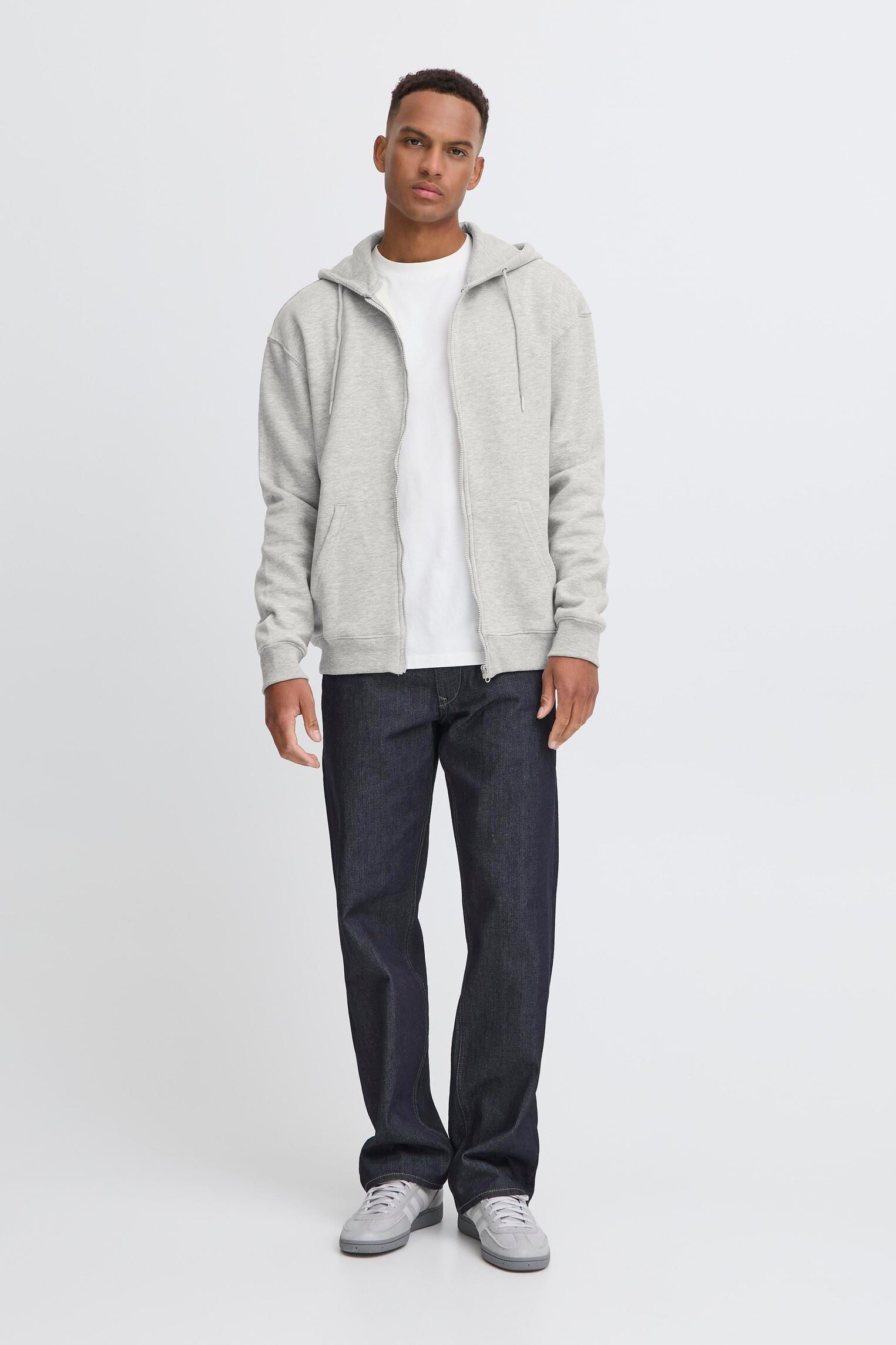 Sweats zippés Bhjuste Sweat homme gris Blend Sweats zippés Bhjuste Sweat homme gris STONE MIX