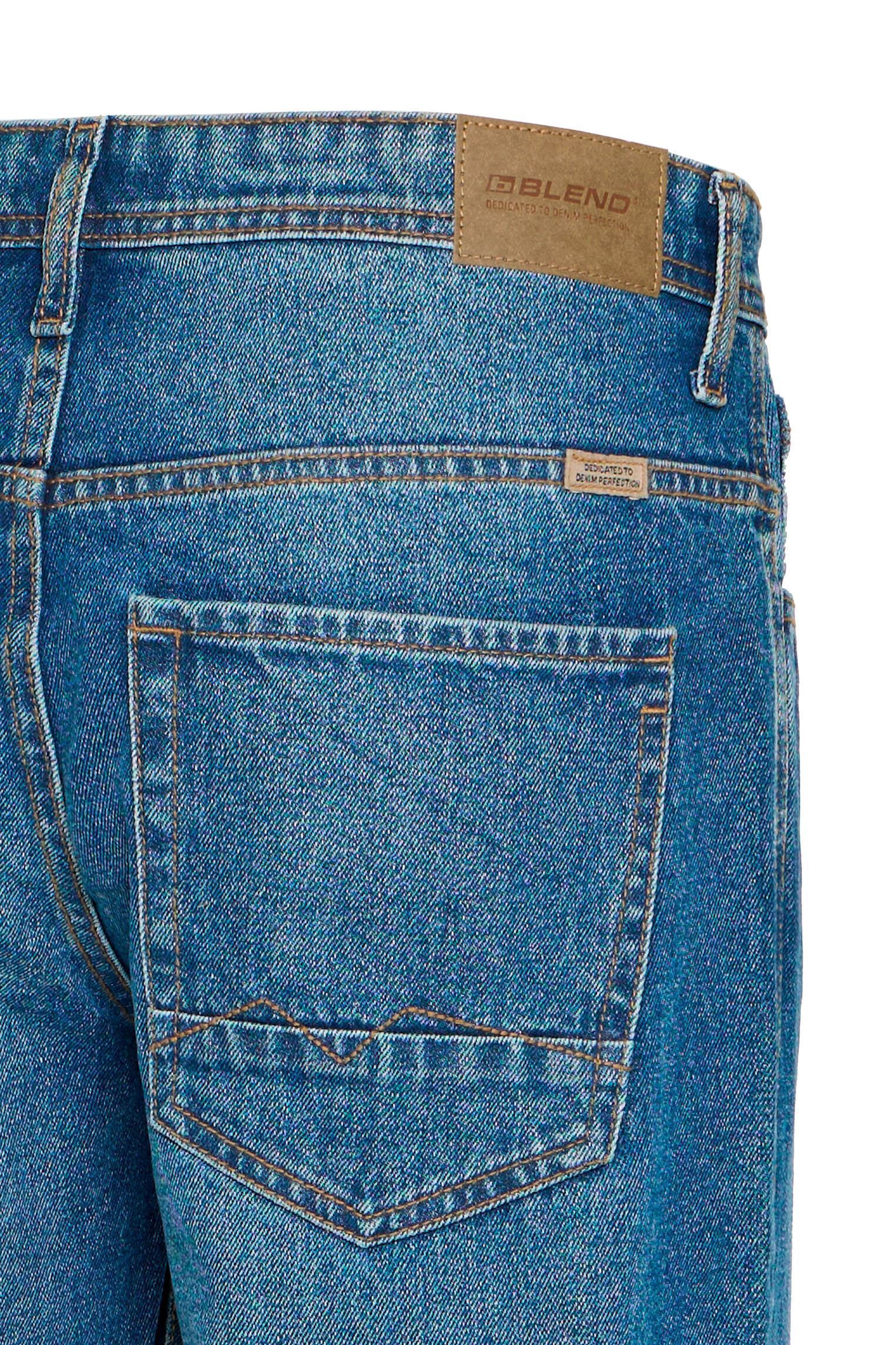 Jeans droit Bhflake homme bleu Blend Jeans droit Bhflake homme bleu DENIM MIDDLE BLUE