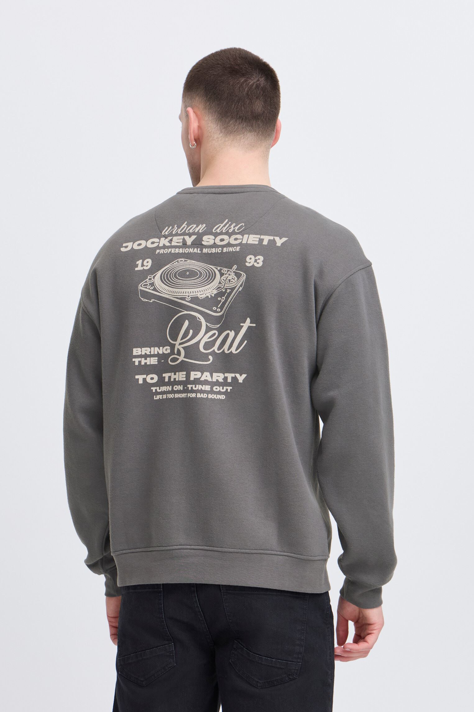 Sweats Bhismo Sweatshirt homme gris Blend Sweats Bhismo Sweatshirt homme gris IRON GATE