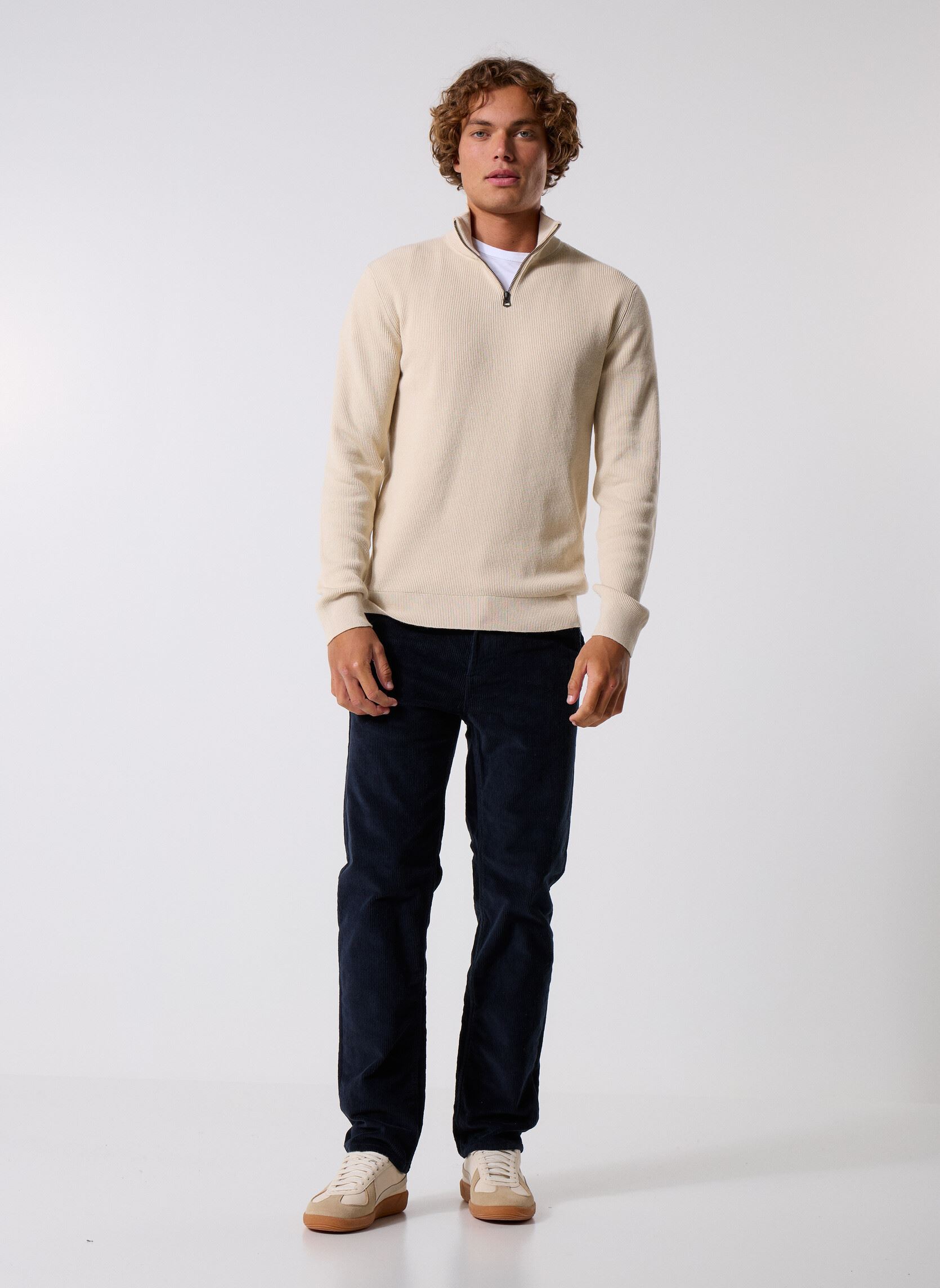 Pulls Bhbadal Pullover homme beige Blend Pulls Bhbadal Pullover homme beige OYSTER GRAY