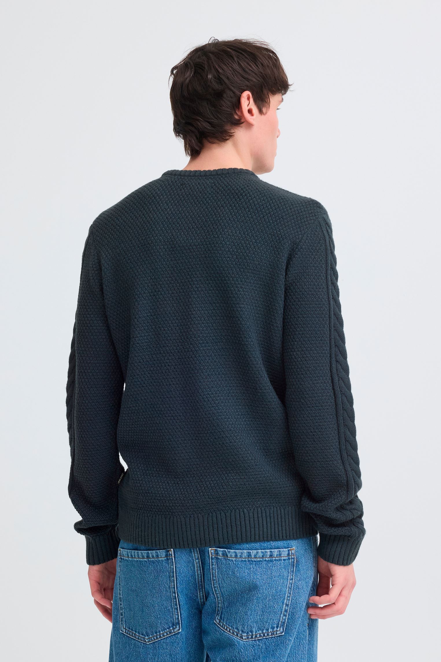 Pulls Bhbasim Crew homme noir Blend Pulls Bhbasim Crew homme noir SALUTE MELANGE