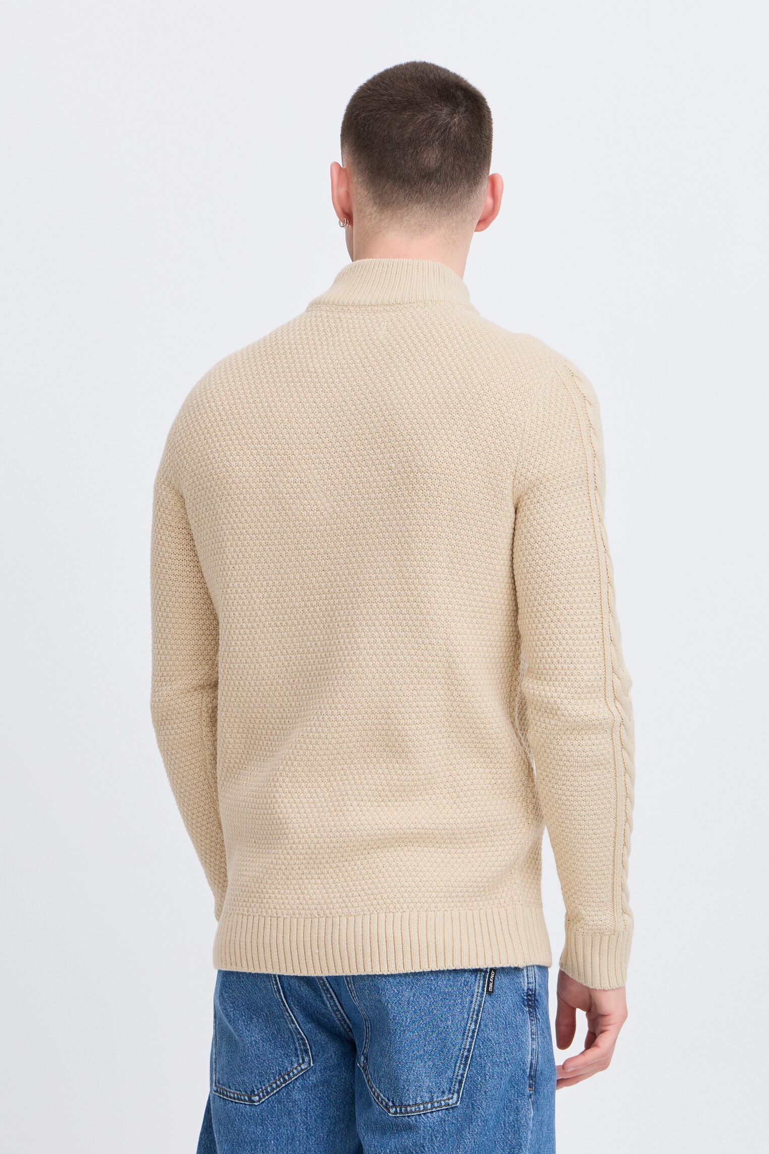 Pulls Bhbasim Halfz homme beige Blend Pulls Bhbasim Halfz homme beige OYSTER GRAY