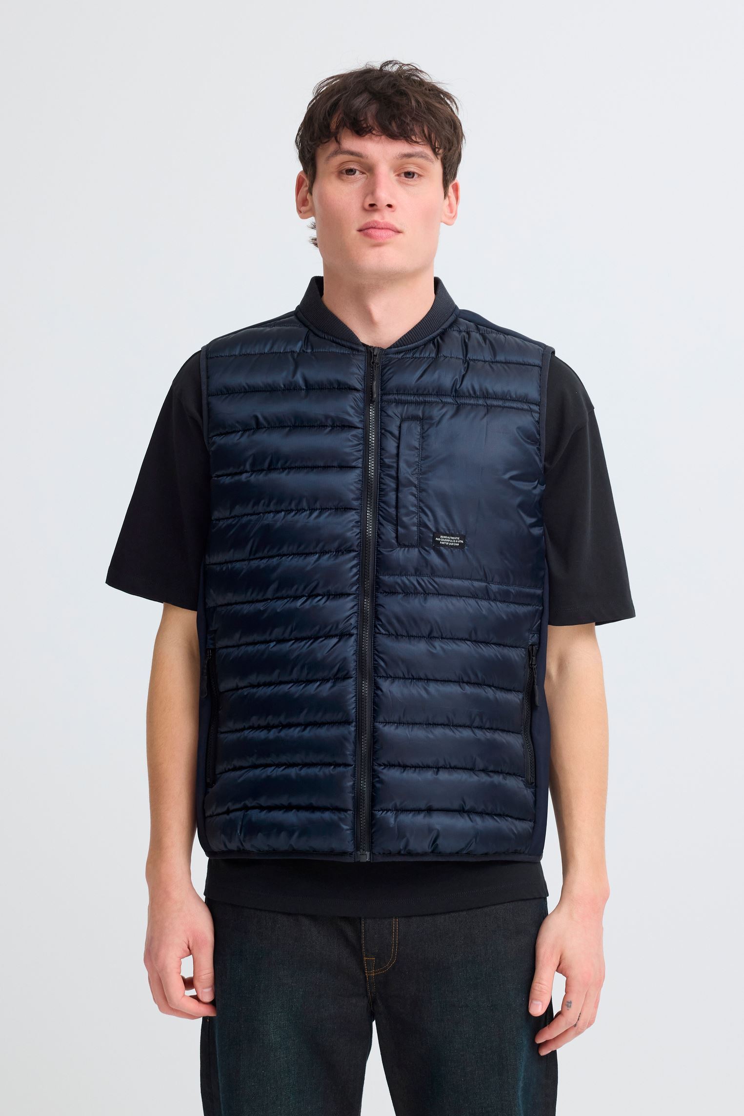 Doudounes sans manches Bheverest Vest homme marine Blend Doudounes sans manches Bheverest Vest homme marine SALUTE