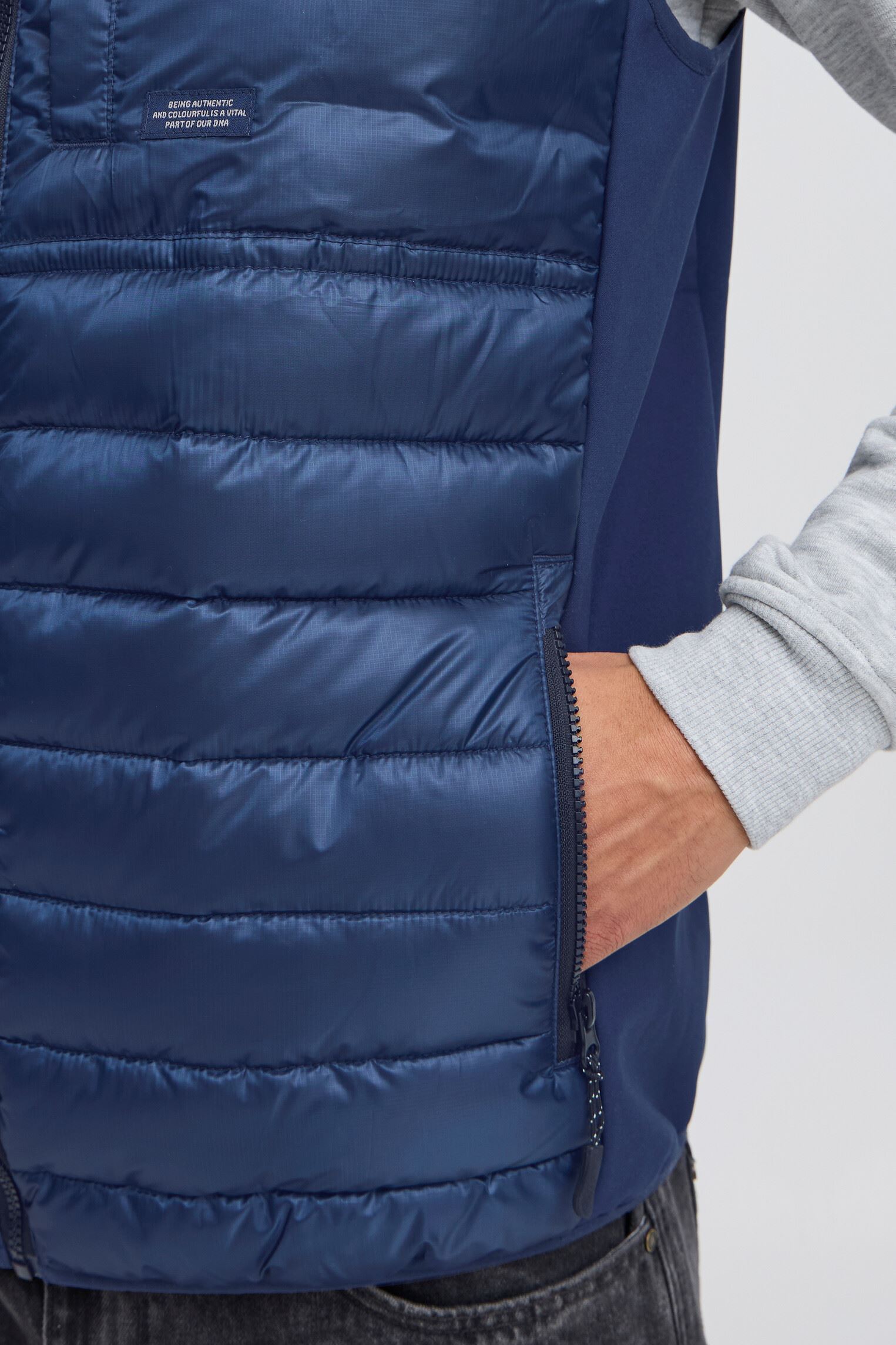 Doudounes sans manches Bheverest Vest homme bleu Blend Doudounes sans manches Bheverest Vest homme bleu DRESS BLUES