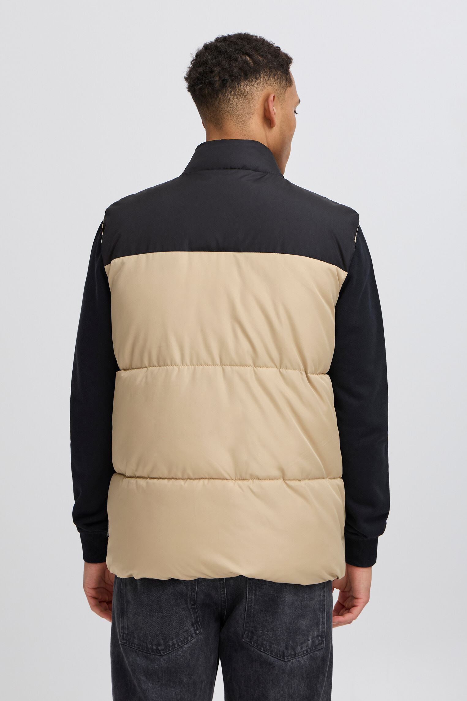 Daunenwesten Bhelwin Colorblock Vest herren beige Blend Daunenwesten Bhelwin Colorblock Vest herren beige CORNSTALK