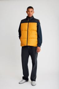 Daunenwesten Bhelwin Colorblock Vest herren beige Blend Daunenwesten Bhelwin Colorblock Vest herren beige BUCKTHORN BROWN