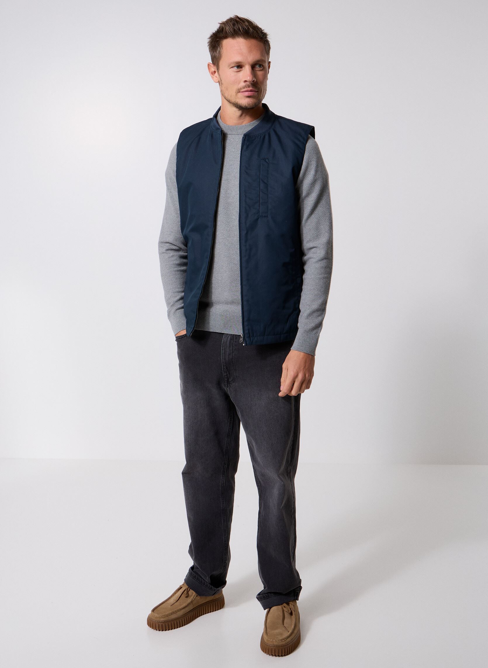 Jacken Bhellery Vest herren blau Blend Jacken Bhellery Vest herren blau SALUTE