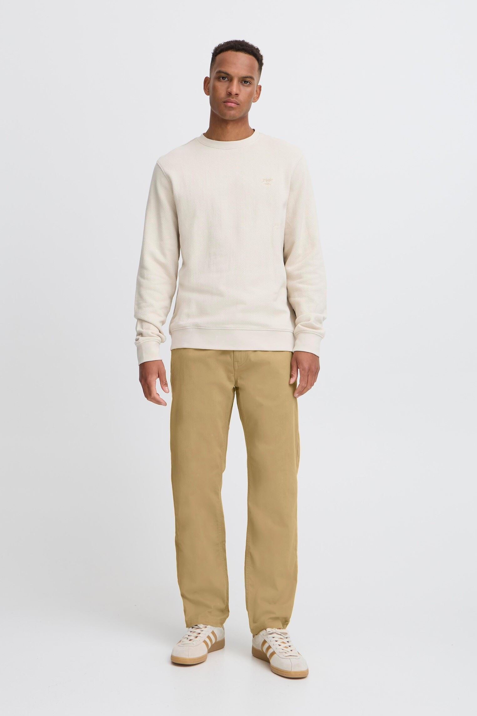 Rechte broeken Bhnatan Wide Leg Chino heren bruin Blend Rechte broeken Bhnatan Wide Leg Chino heren bruin SAND BROWN
