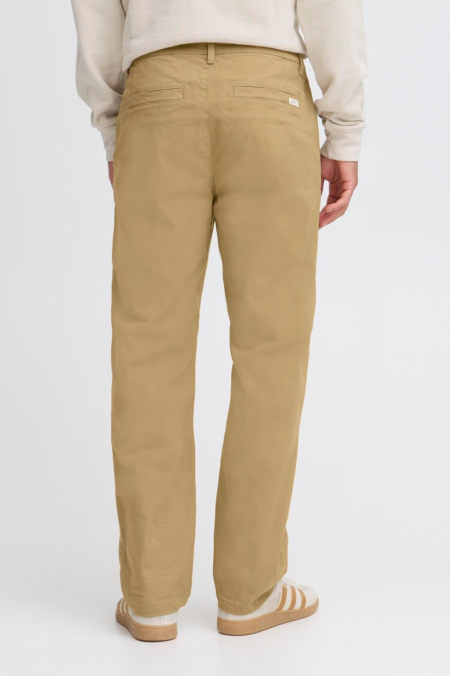 Rechte broeken Bhnatan Wide Leg Chino heren bruin Blend Rechte broeken Bhnatan Wide Leg Chino heren bruin SAND BROWN