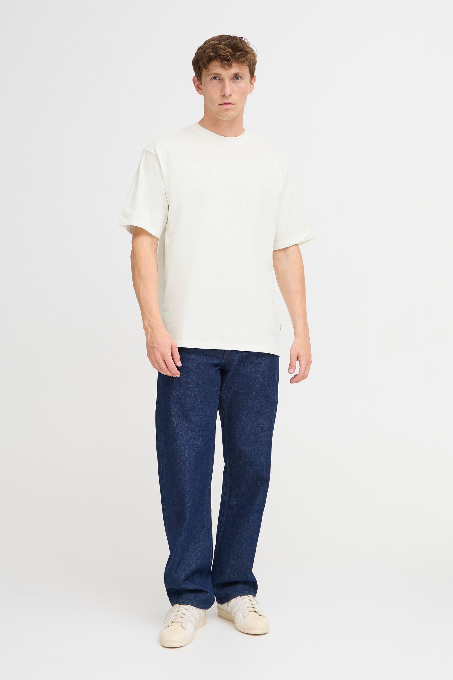 Tee-shirts manches courtes Bhfisher Oversize Tee homme blanc Blend Tee-shirts manches courtes Bhfisher Oversize Tee homme blanc SNOW WHITE