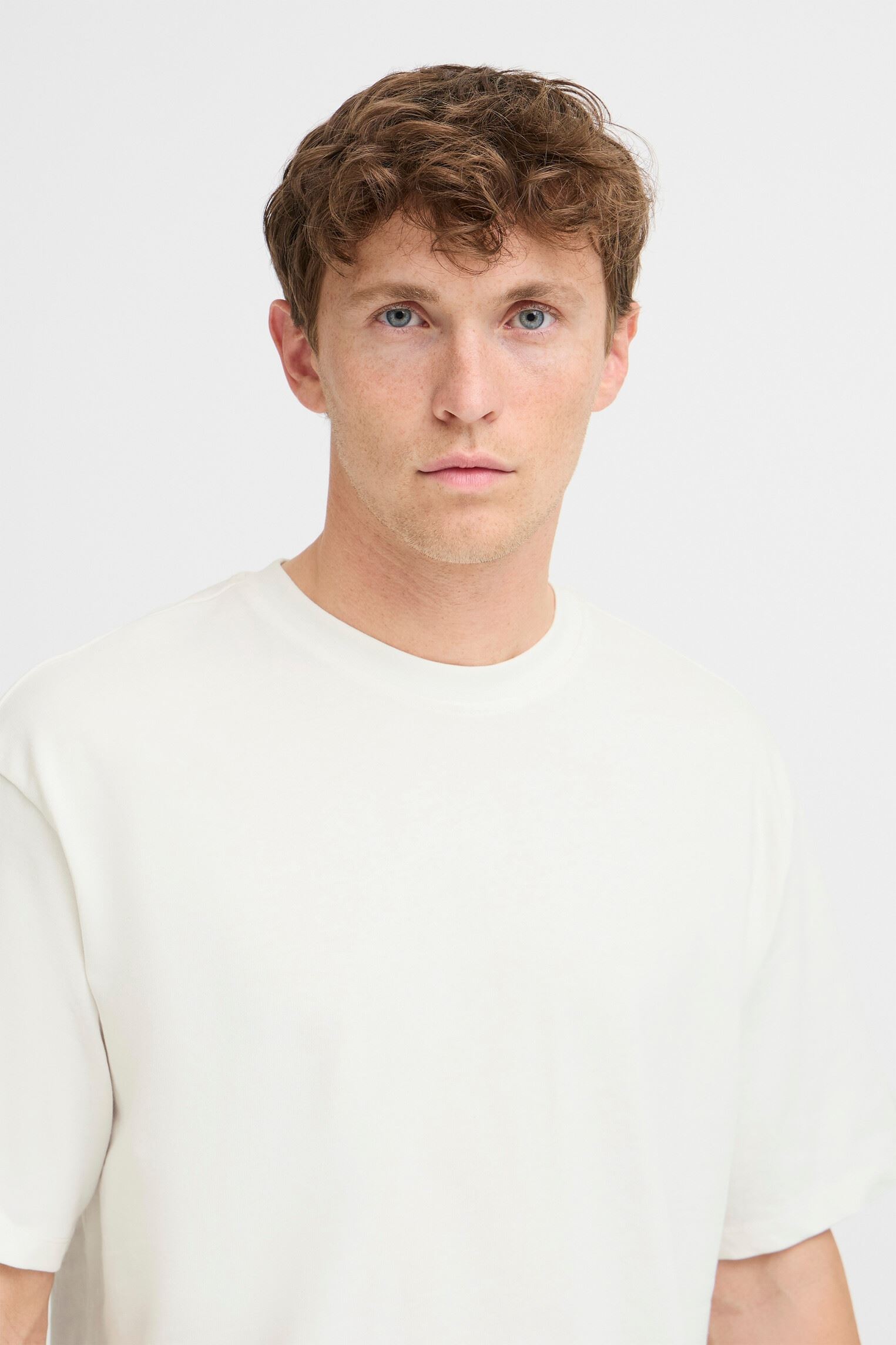Tee-shirts manches courtes Bhfisher Oversize Tee homme blanc Blend Tee-shirts manches courtes Bhfisher Oversize Tee homme blanc SNOW WHITE