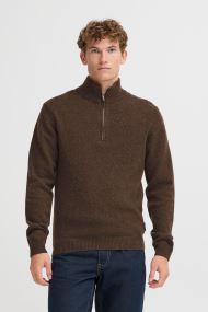 Truien Cfkarl Halfzip Lambswool Knit heren blauw