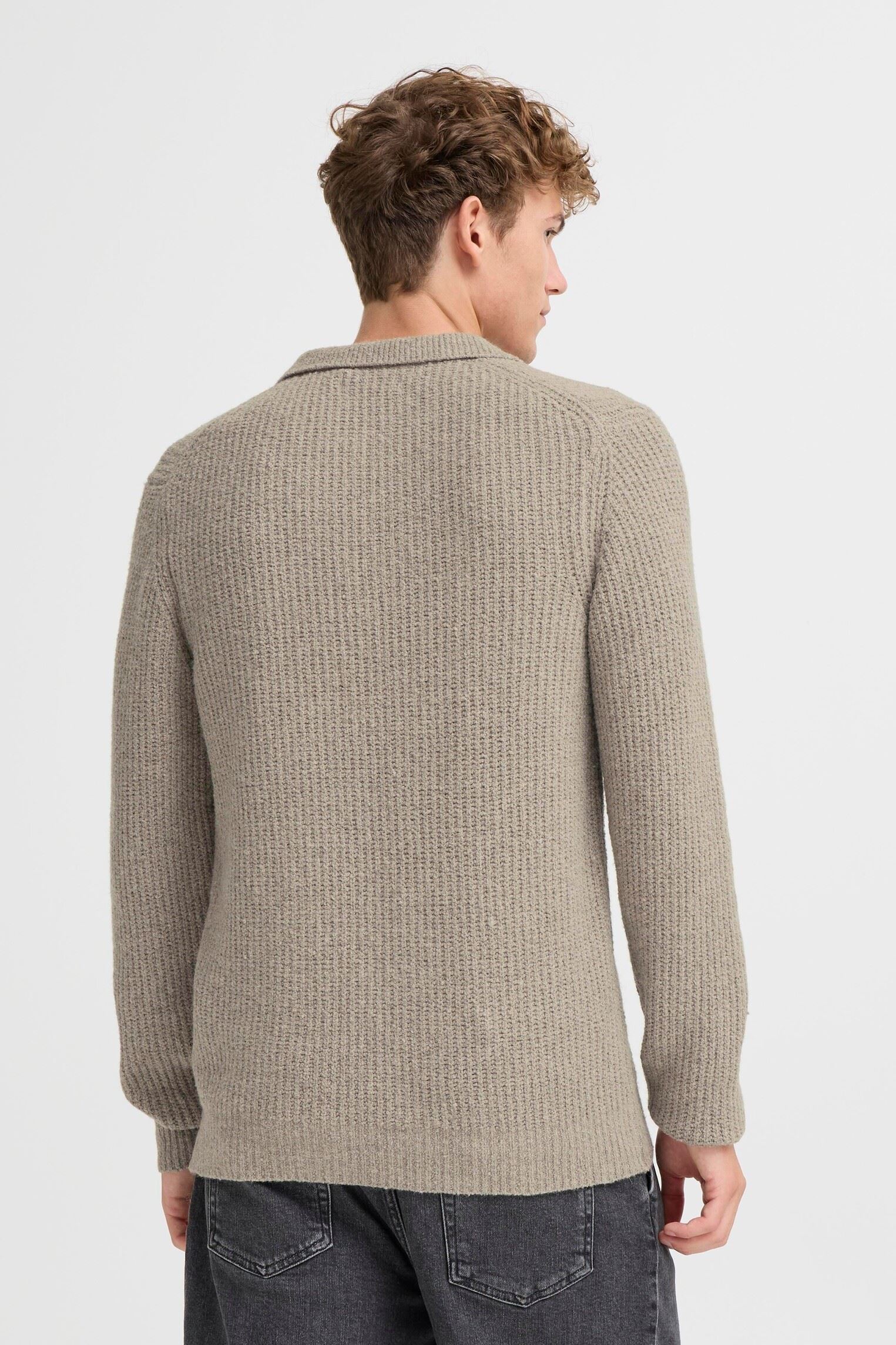 Kurzarm-Poloshirts Cfgahn 1X1 Rib Polo Knit herren grau Casual Friday Kurzarm-Poloshirts Cfgahn 1X1 Rib Polo Knit herren grau STEEPLE GRAY