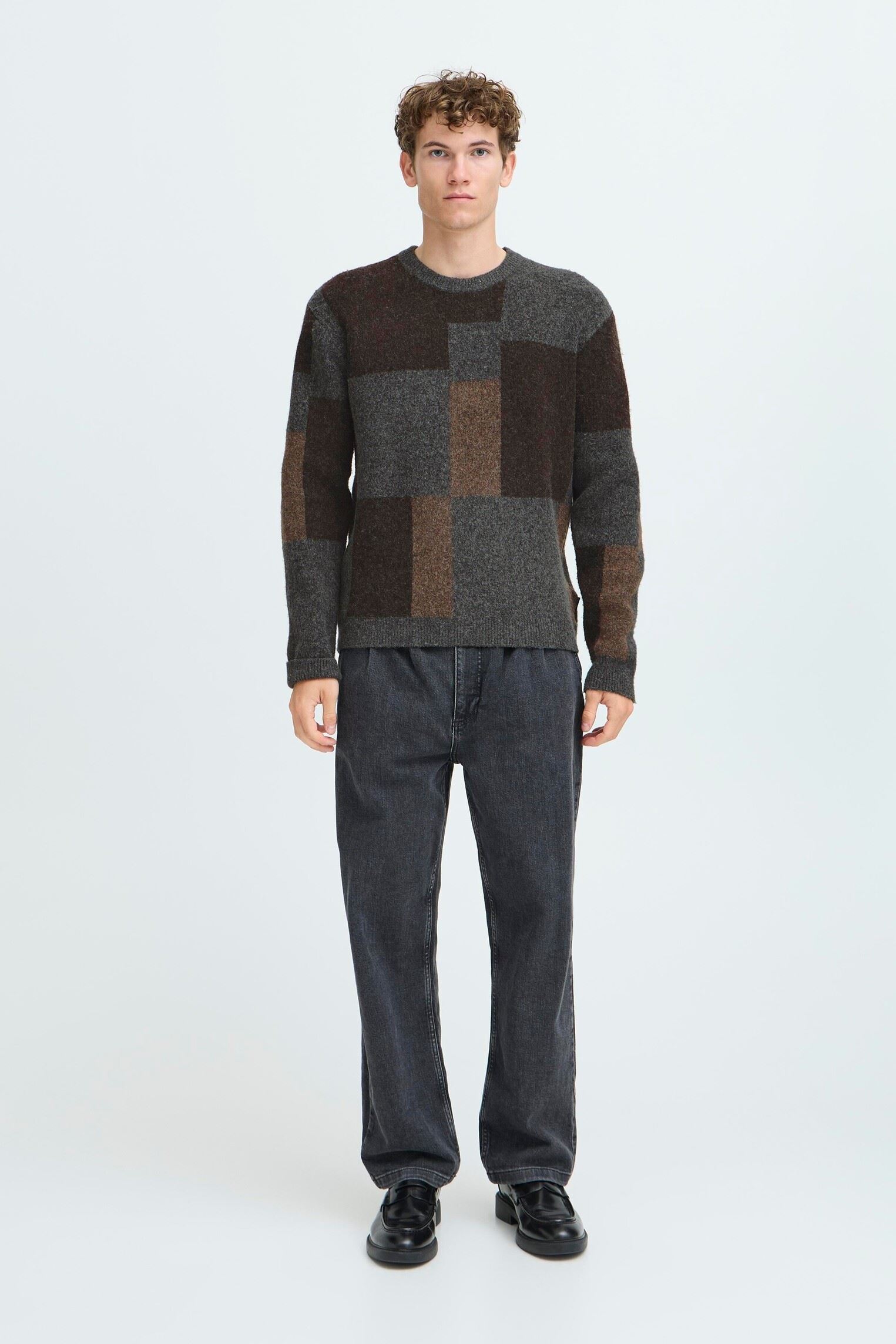 Pullover Cfwiren Geometric Knit herren braun Casual Friday Pullover Cfwiren Geometric Knit herren braun DEMITASSE