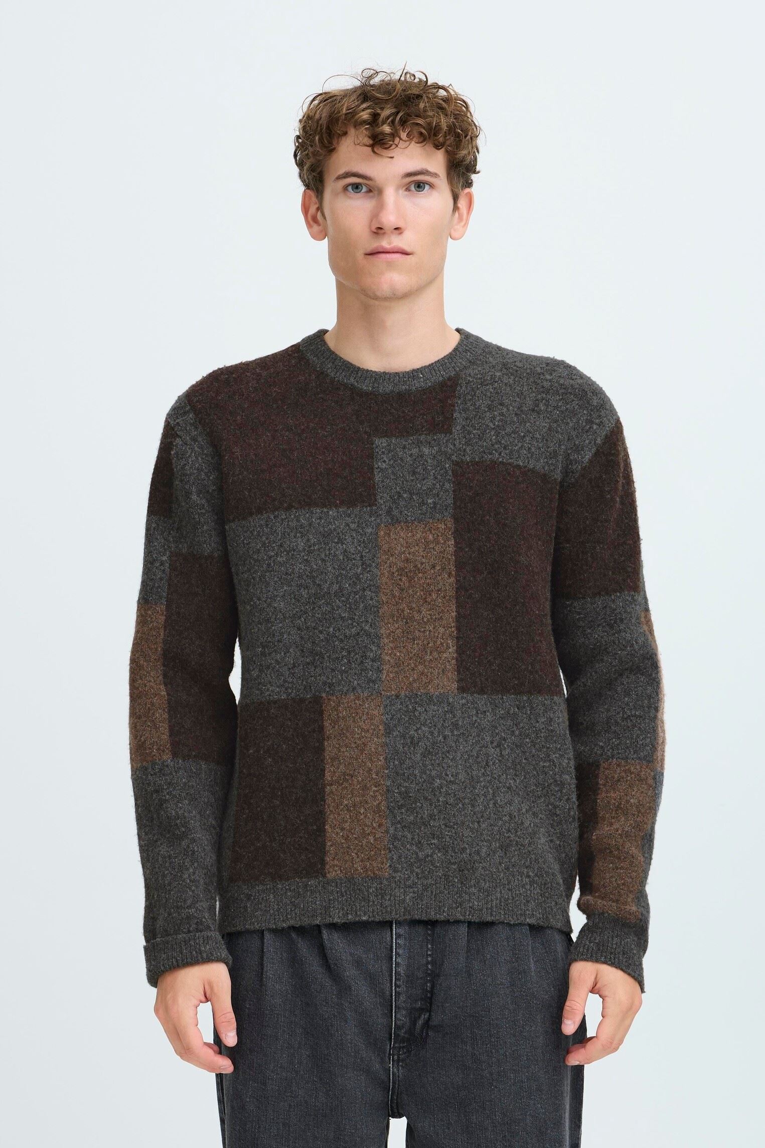 Pullover Cfwiren Geometric Knit herren braun Casual Friday Pullover Cfwiren Geometric Knit herren braun DEMITASSE