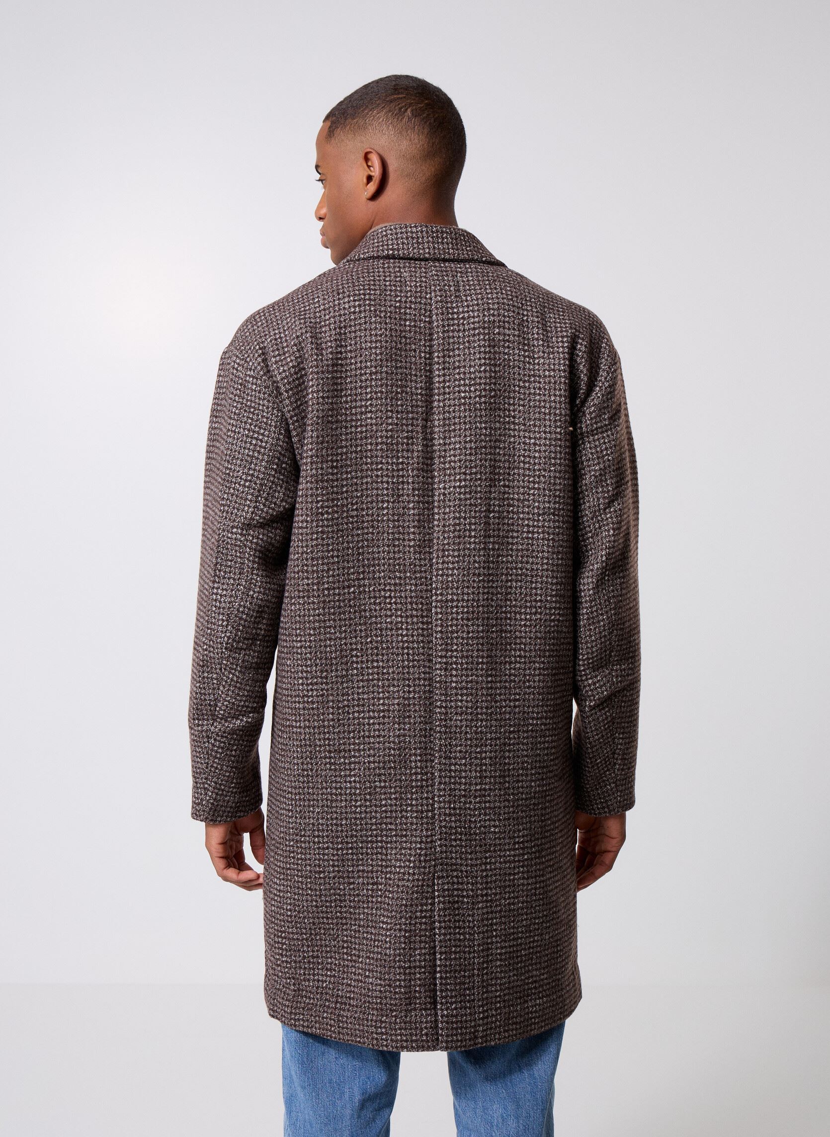 Klassieke jassen Cffridolf Houndtooth Coat heren bruin Casual Friday Klassieke jassen Cffridolf Houndtooth Coat heren bruin DEMITASSE