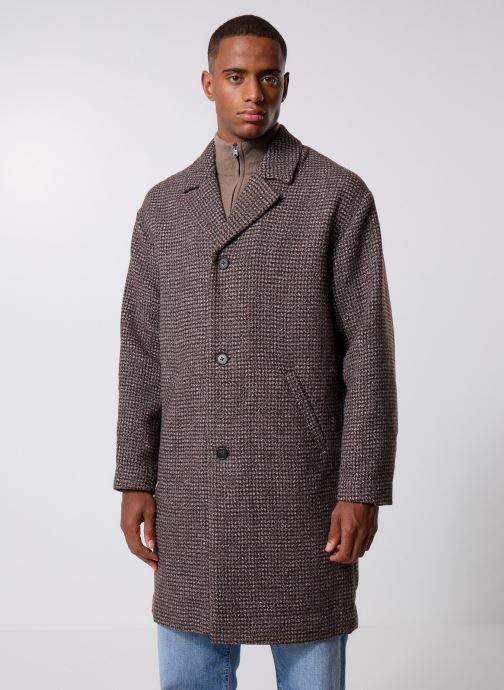 Casual Friday Klassieke jassen Cffridolf Houndtooth Coat heren bruin