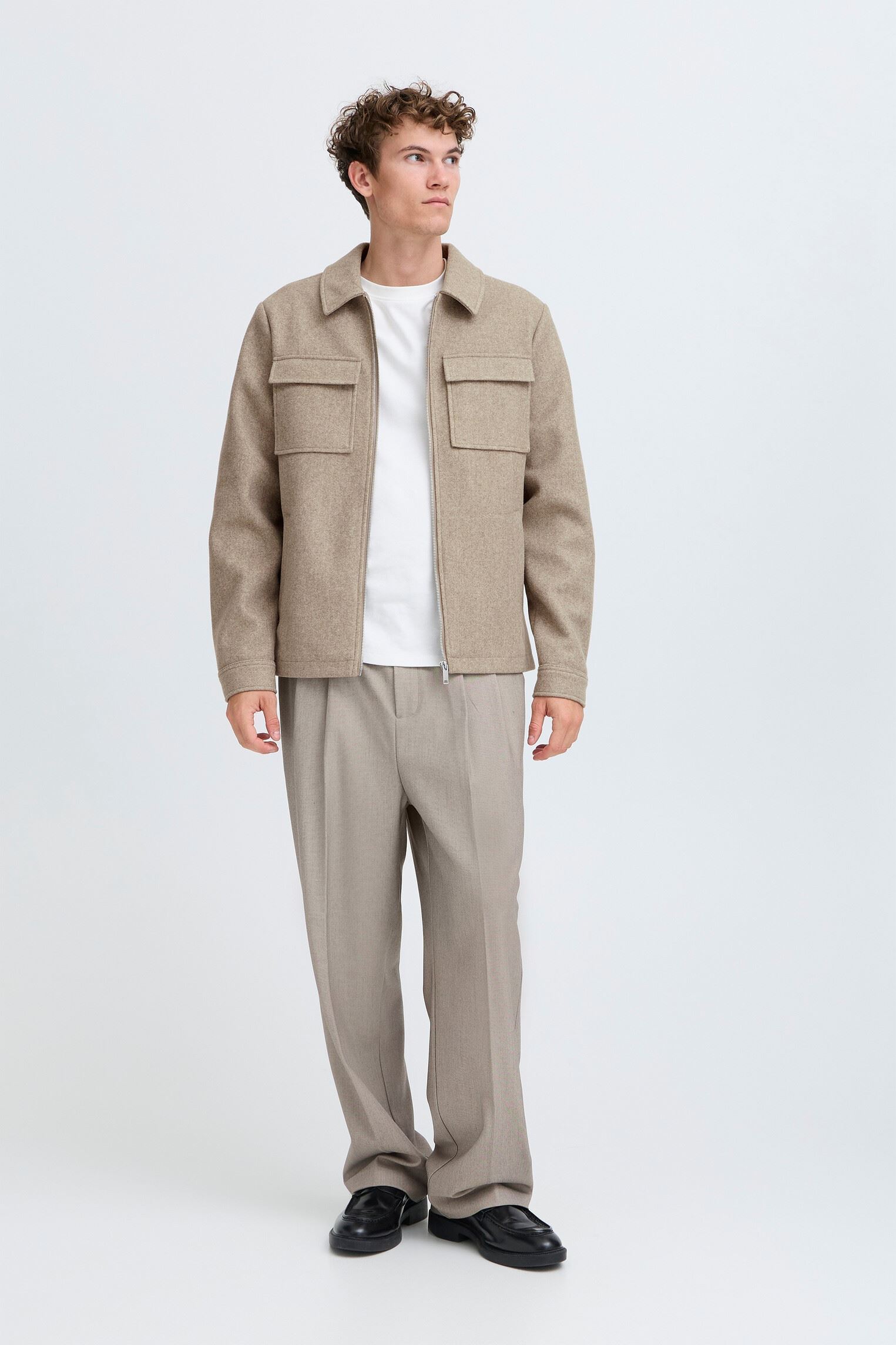Vestes Cfmoberg Jacket homme marron Casual Friday Vestes Cfmoberg Jacket homme marron LARK MELANGE
