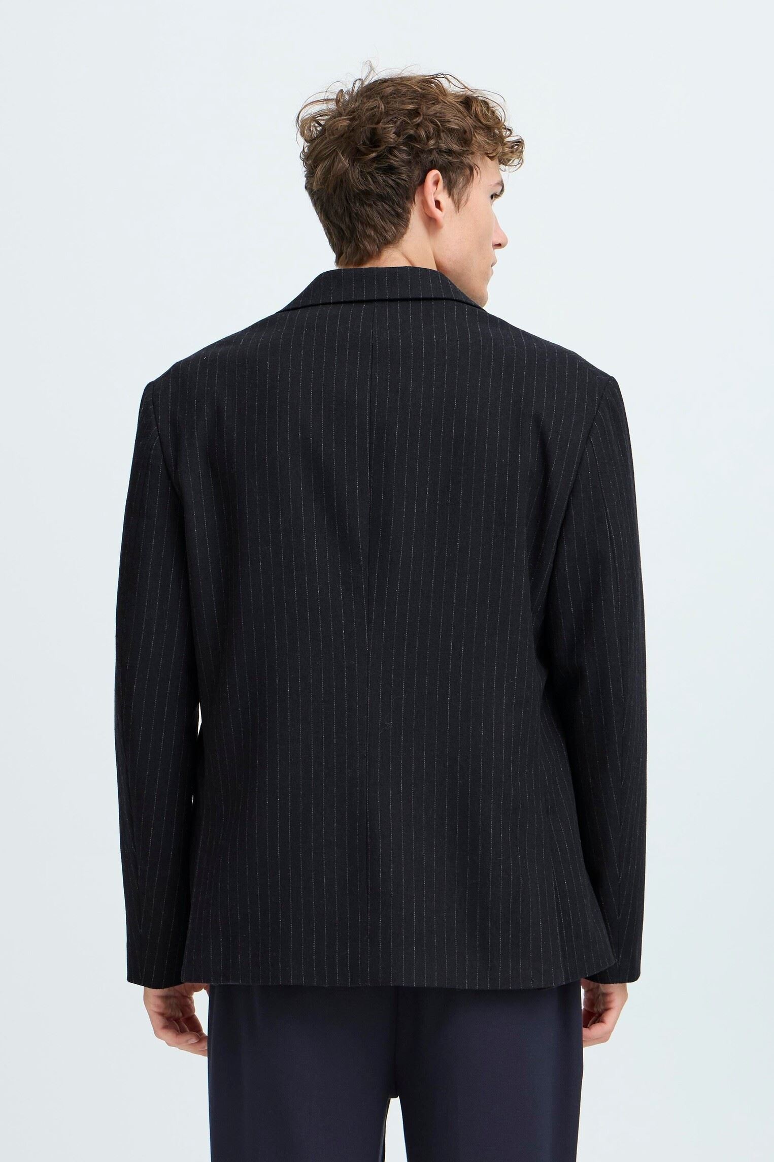 Vestes de costume Cfalby 0240 Pinstriped Blazer homme bleu Casual Friday Vestes de costume Cfalby 0240 Pinstriped Blazer homme bleu DARK NAVY