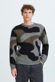 Pulls Cfesko Crew Neck Knit homme gris