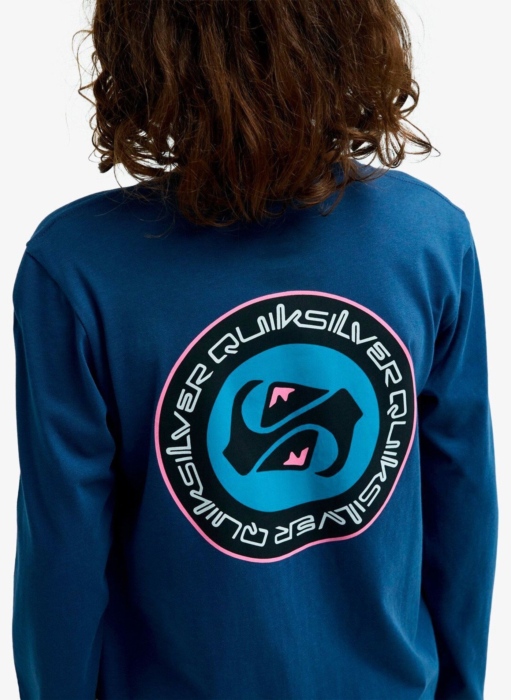 Sweats zippés Basic Hoodie Youth garçon bleu Quiksilver Sweats zippés Basic Hoodie Youth garçon bleu DARK DENIM