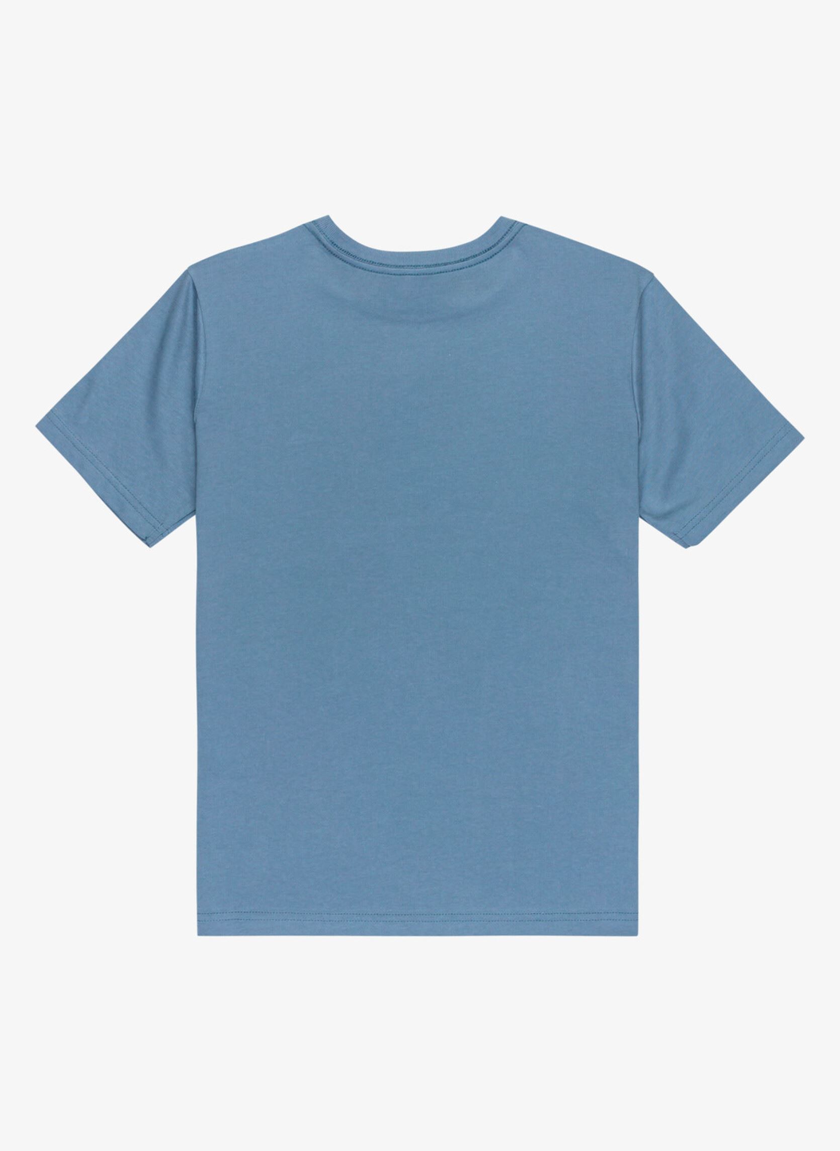 Tee-shirts manches courtes Basic Ss Tee Youth garçon bleu Quiksilver Tee-shirts manches courtes Basic Ss Tee Youth garçon bleu CHINA BLUE