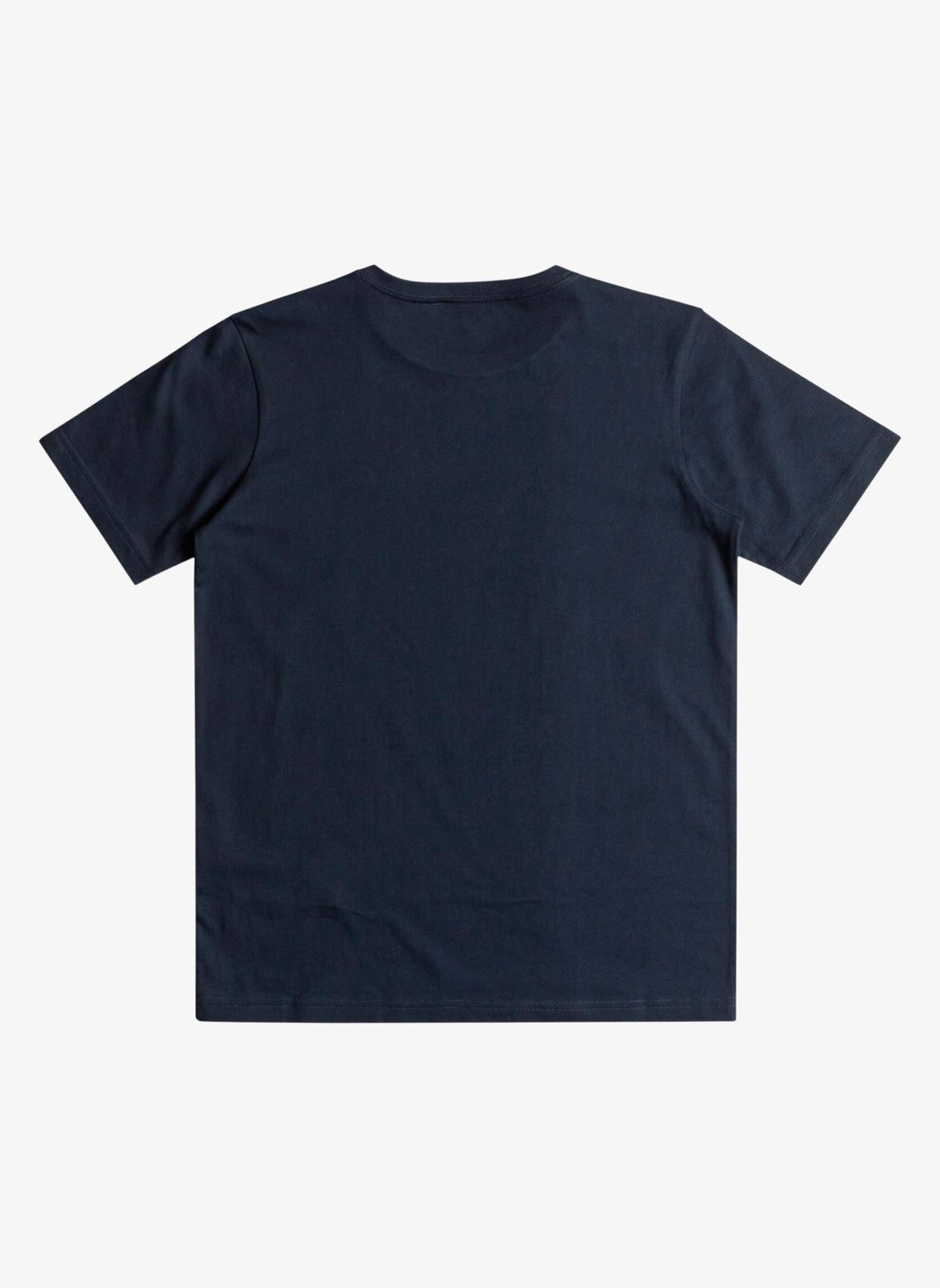 Tee-shirts manches courtes Basic Ss Tee Youth garçon bleu Quiksilver Tee-shirts manches courtes Basic Ss Tee Youth garçon bleu Navy Blazer